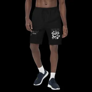 Snake Men's Fleece Shorts - Comfy Loungewear with Elastic Waistband & Pockets
