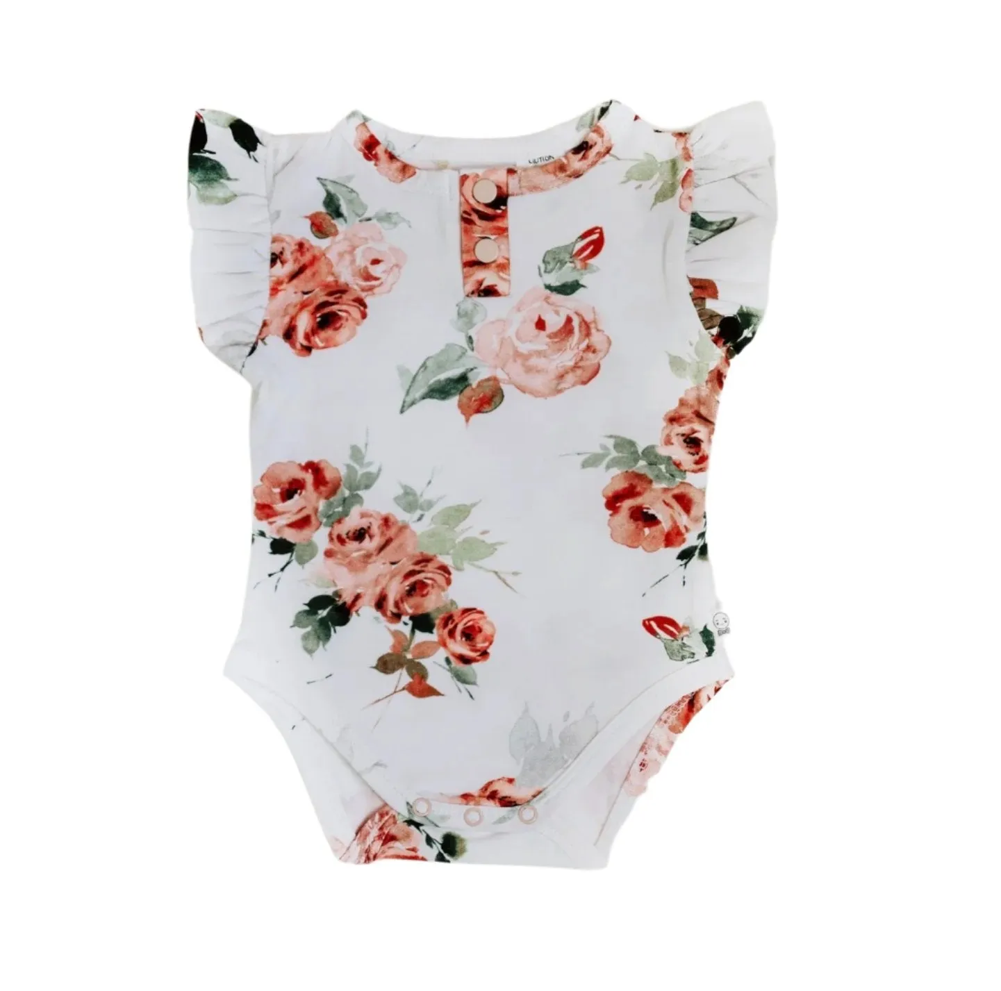 Snuggle Hunny - Rosebud Short Sleeve Bodysuit - Newborn 0000