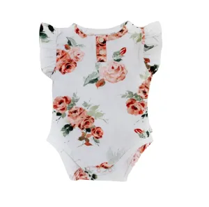 Snuggle Hunny - Rosebud Short Sleeve Bodysuit - Newborn 0000