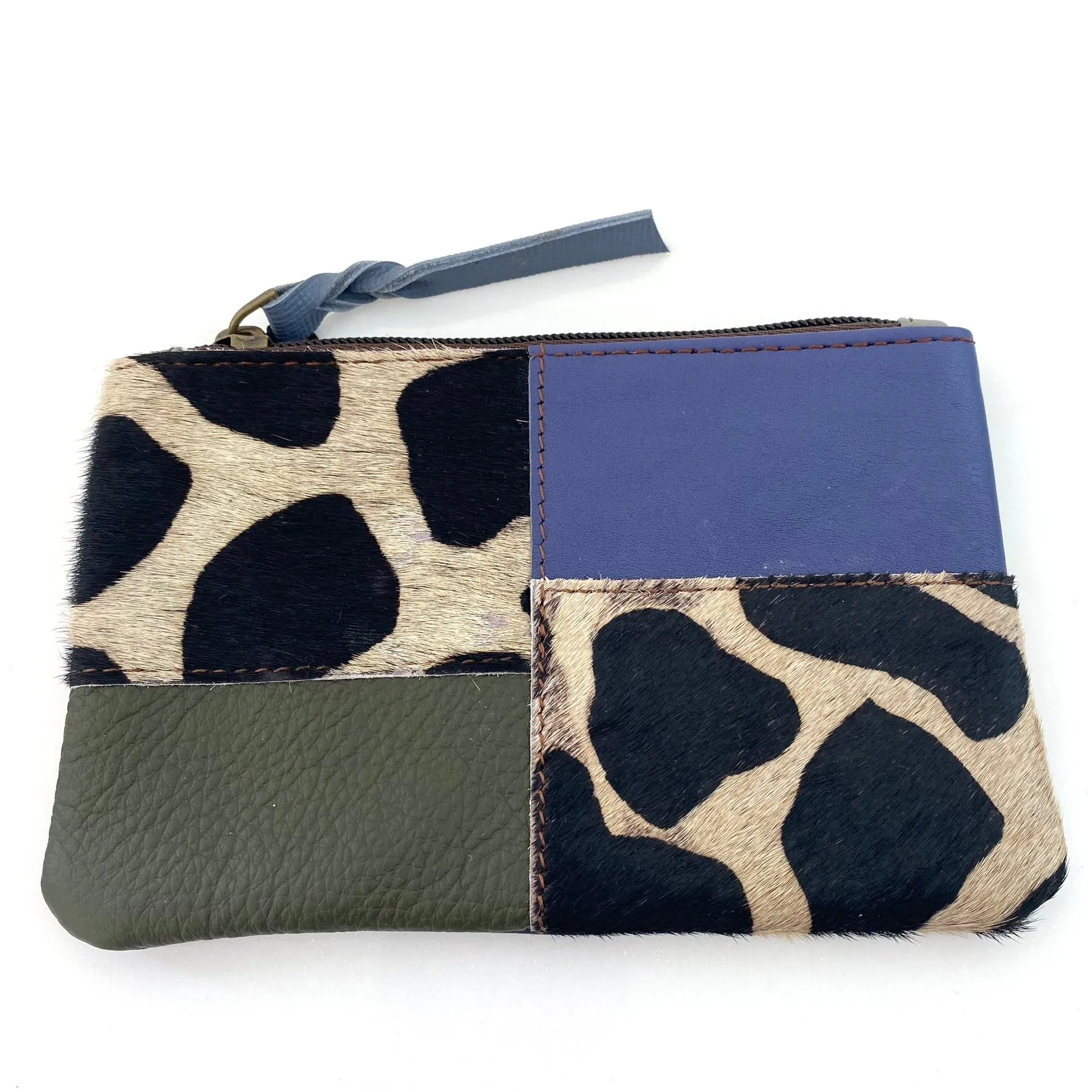 Soruka Zahra Leather Zip Purse - Giraffe Print Mix (assorted)