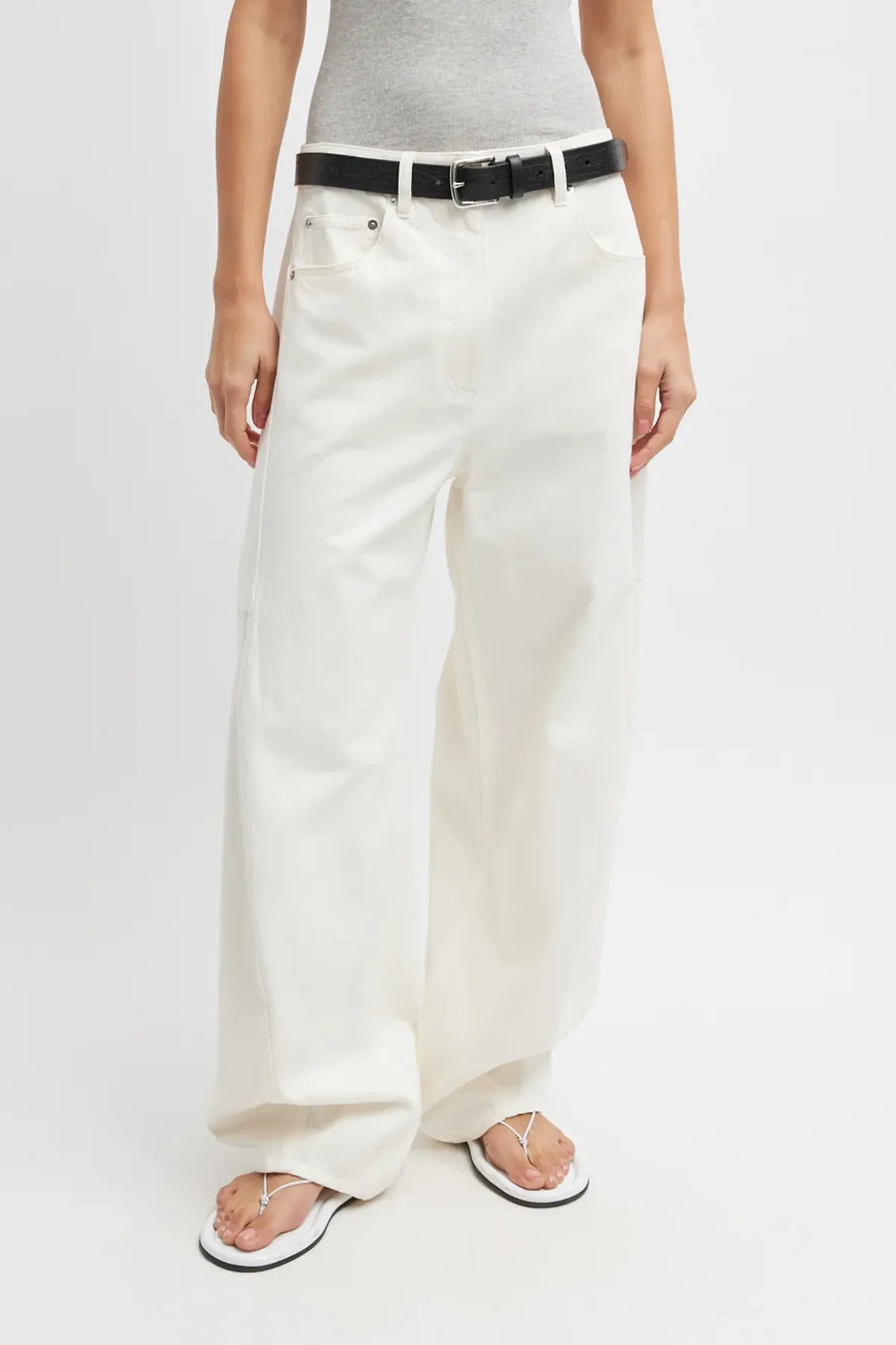 Spring Denim Sid Jean in White