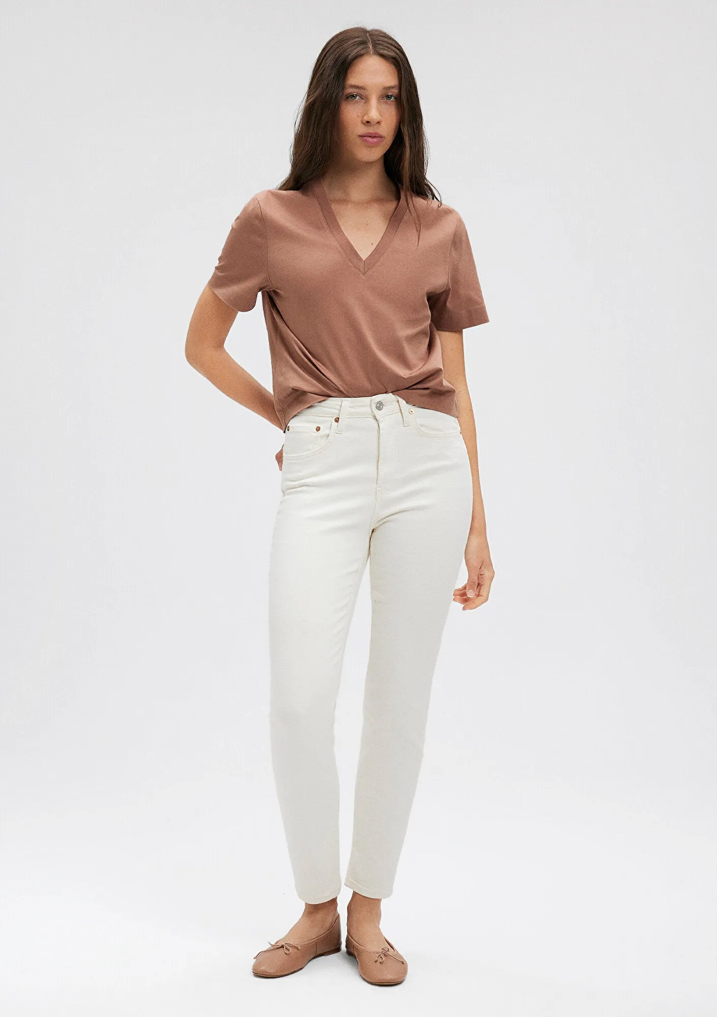Star Ecru Classic Denim Jean Pants