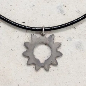Sterling Silver "Gear" Pendant from Spragwerks