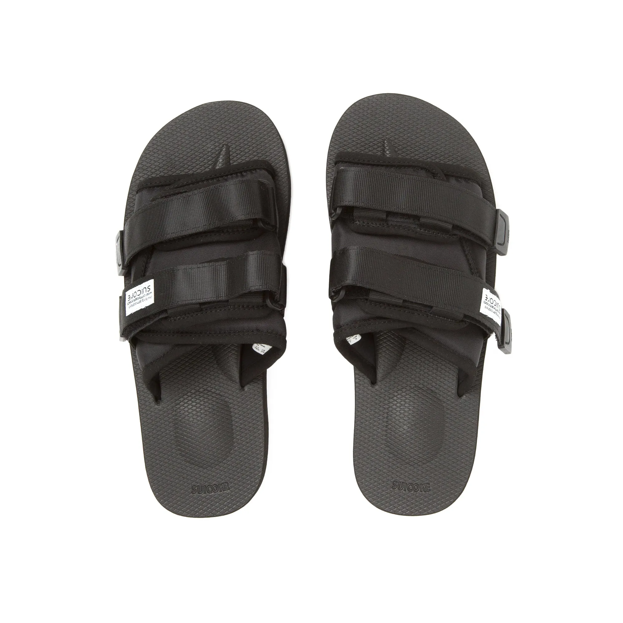 Suicoke Mens Moto-Cab 'Black' Sandals
