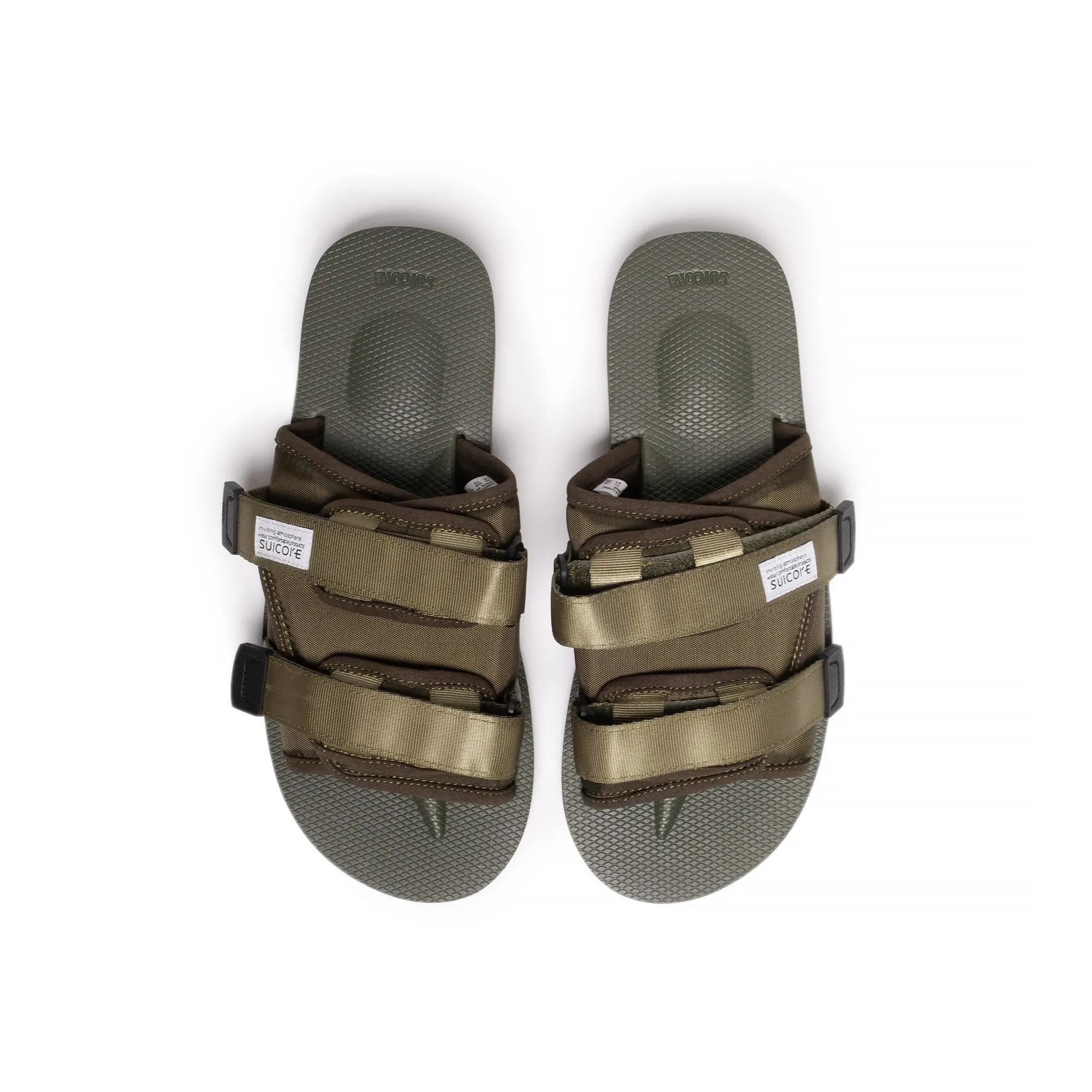 Suicoke Mens Moto-Cab 'Olive' Sandals