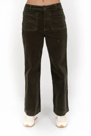 Suki Cord Pant - Moss