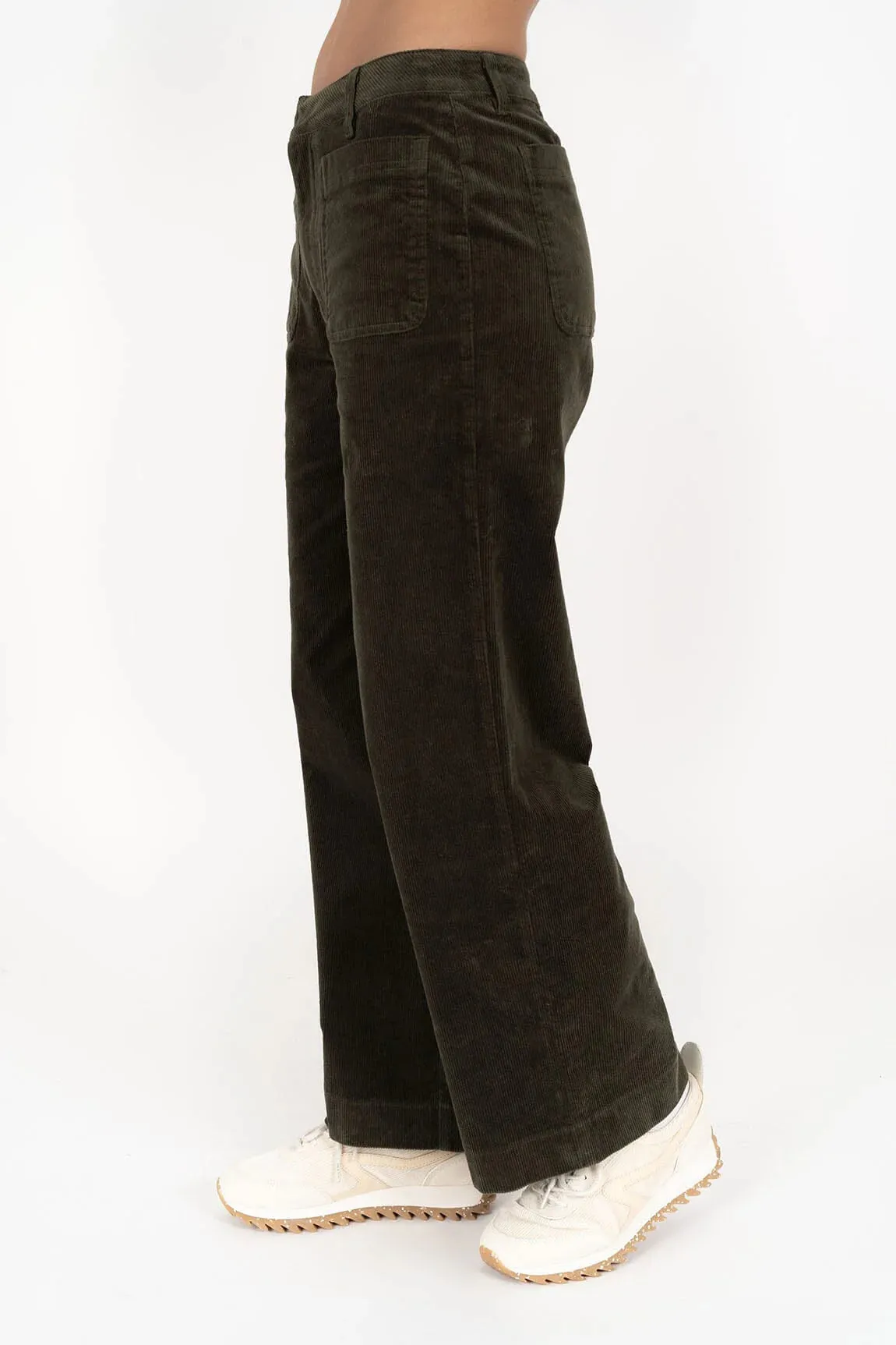 Suki Cord Pant - Moss