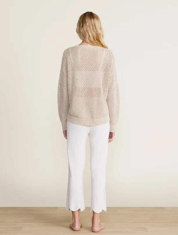 Sunbleached Open Stitch Pullover