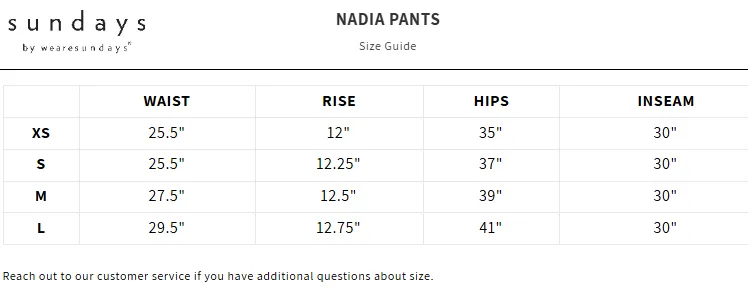Sundays Nadia Pants - Coconut Milk