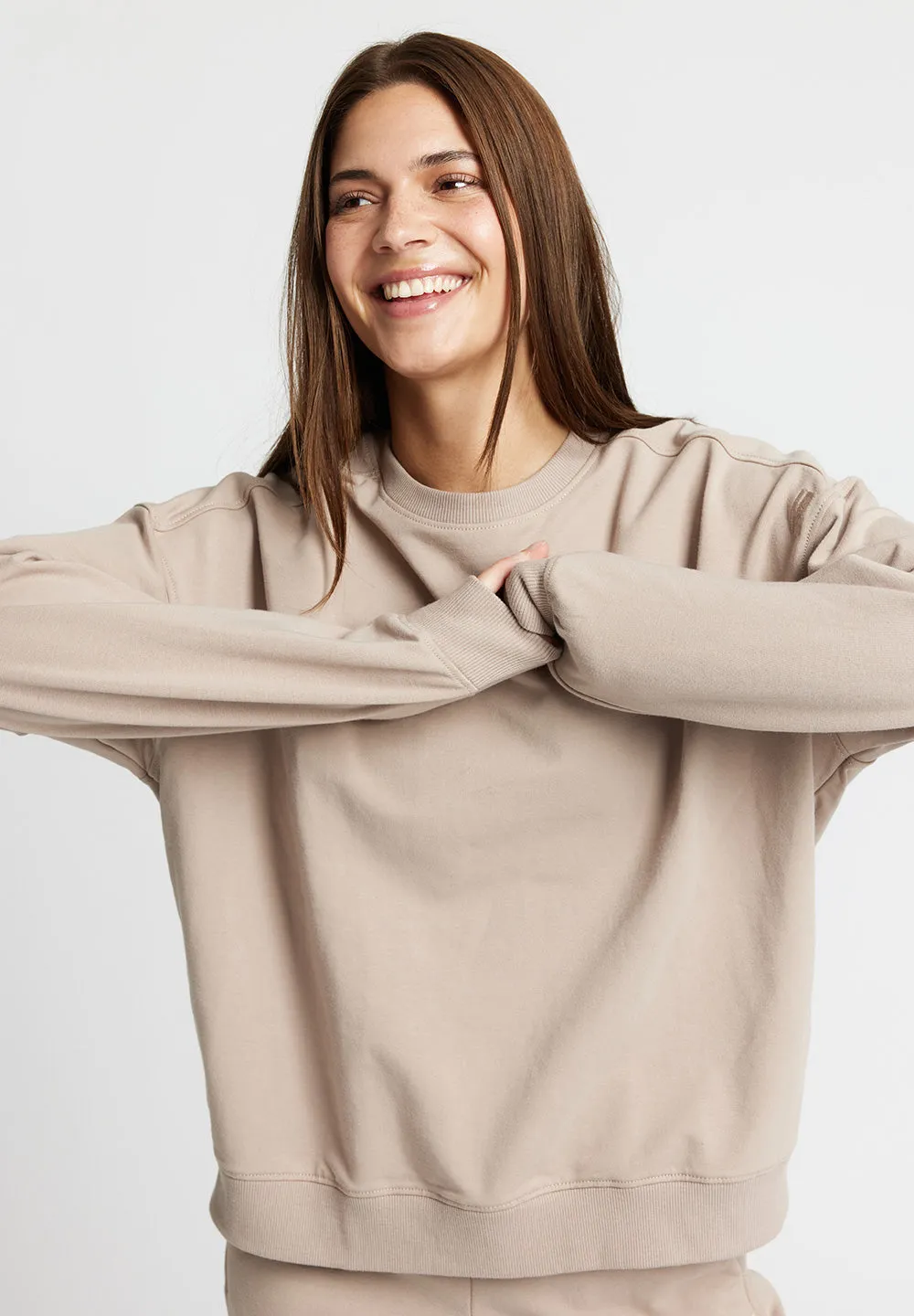 Sweatshirt Ilona - mocha
