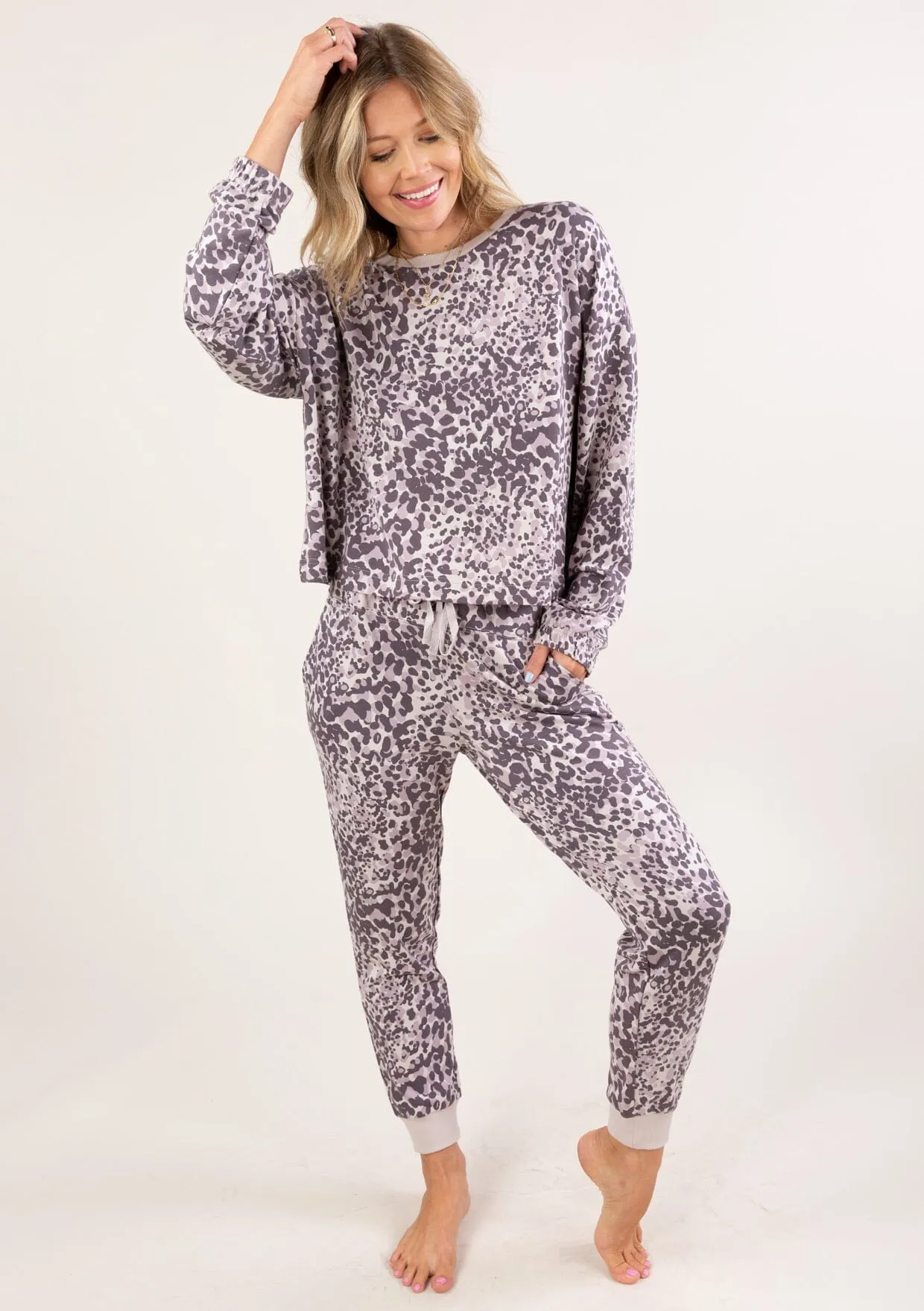 Sweet Spot Animal Print Sweatshirt