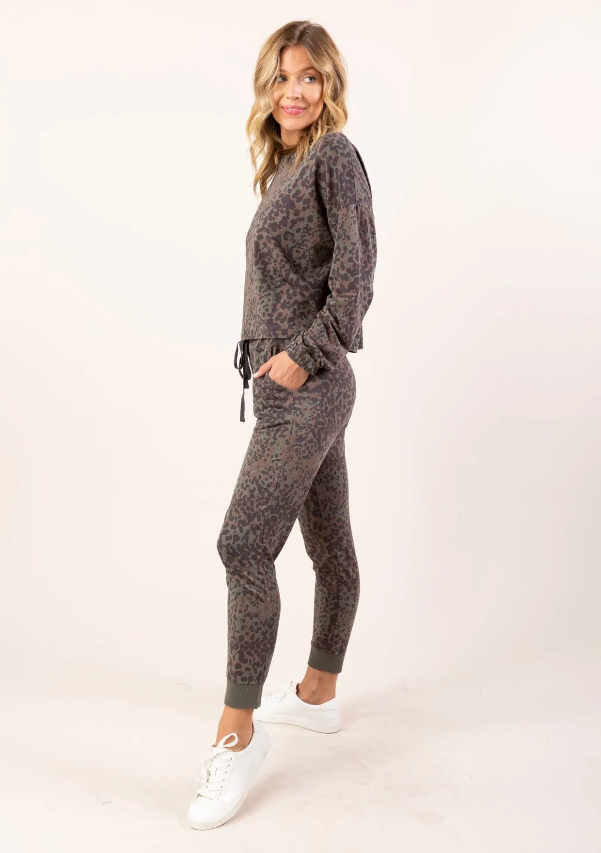 Sweet Spot Animal Print Sweatshirt