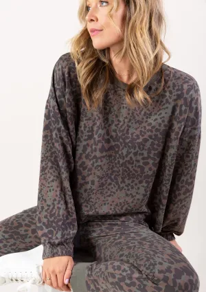 Sweet Spot Animal Print Sweatshirt