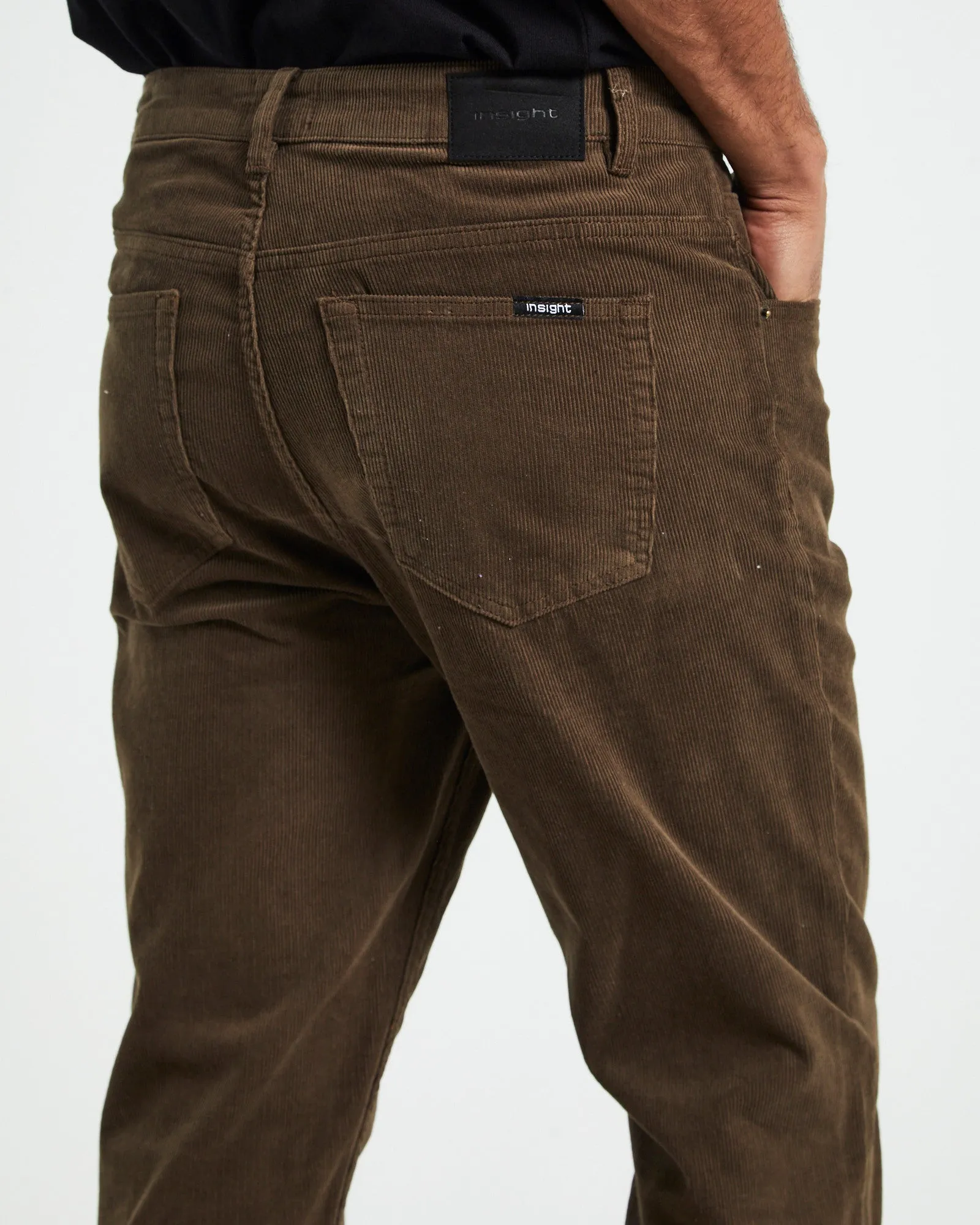 Switch Cord Pants in Chocolate Brown