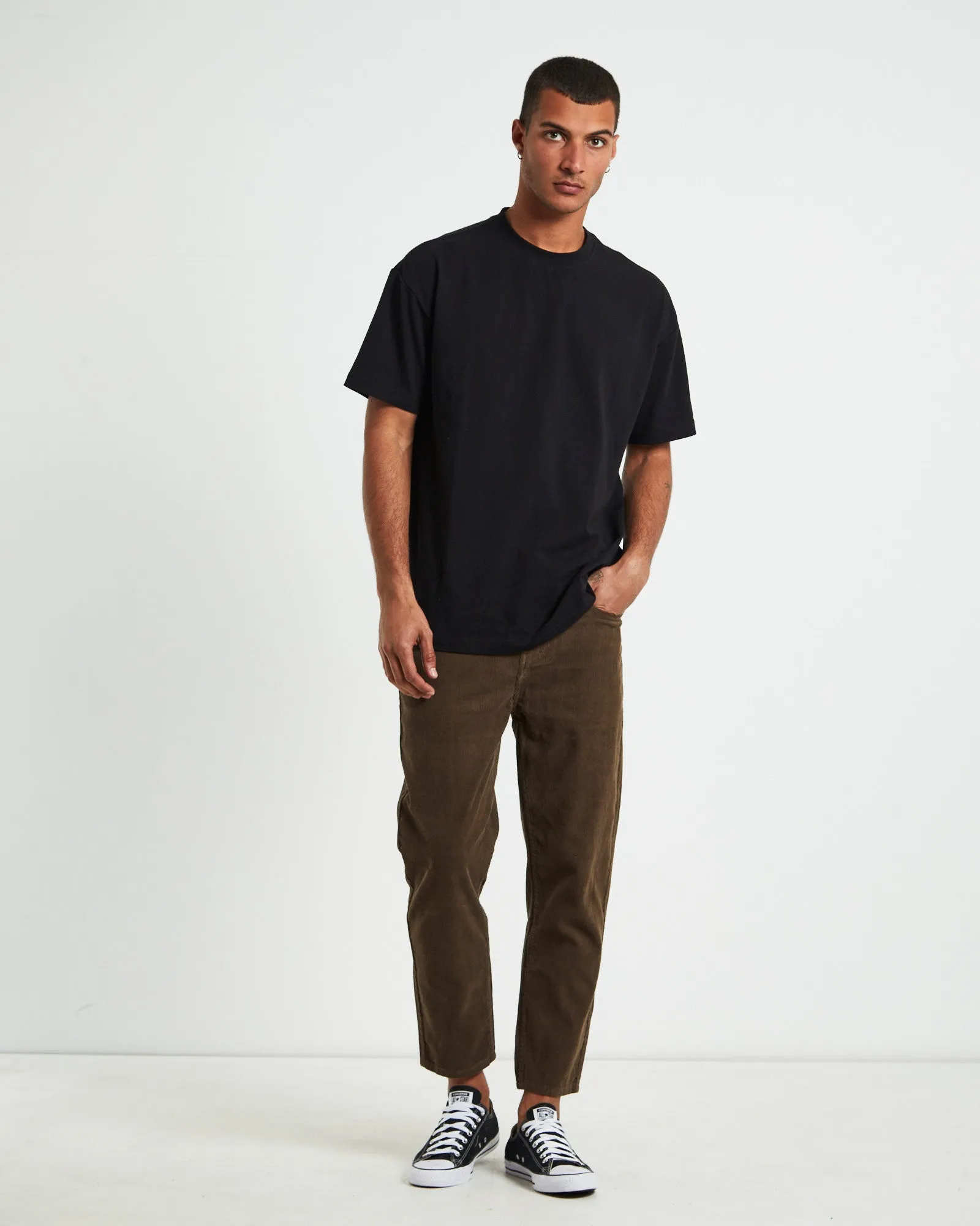 Switch Cord Pants in Chocolate Brown