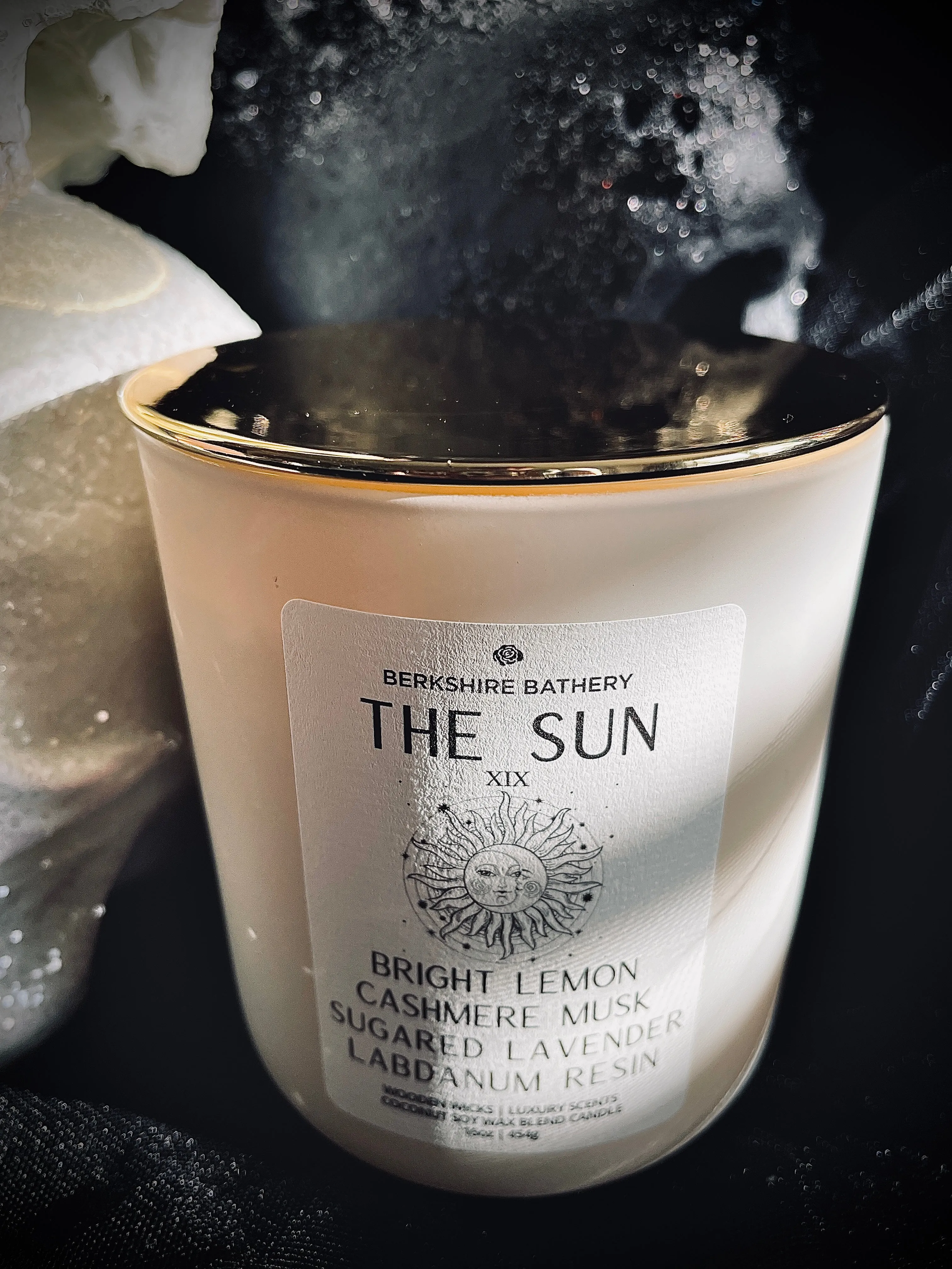 TAROT - THE SUN | 16oz Wood Wick Candle