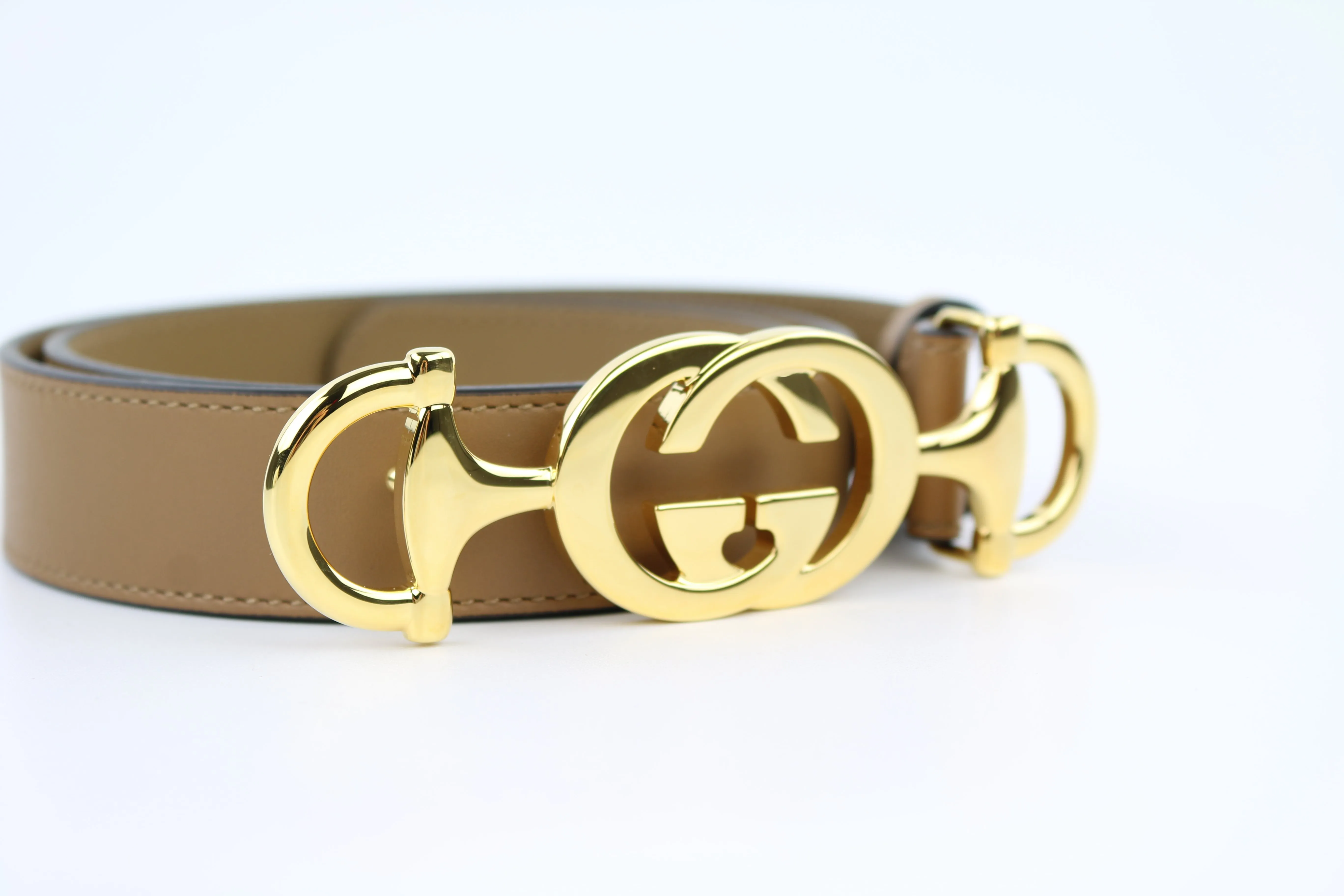 Taupe Calfskin 30mm Zumi Belt 80