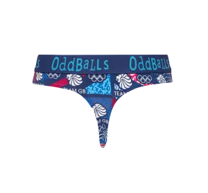 Team GB - Navy - Ladies Thong