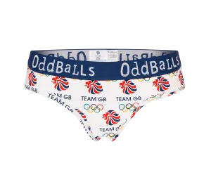 Team GB - White - Ladies Briefs