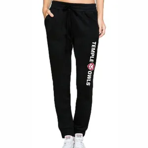 Temple Owls Black Joggers