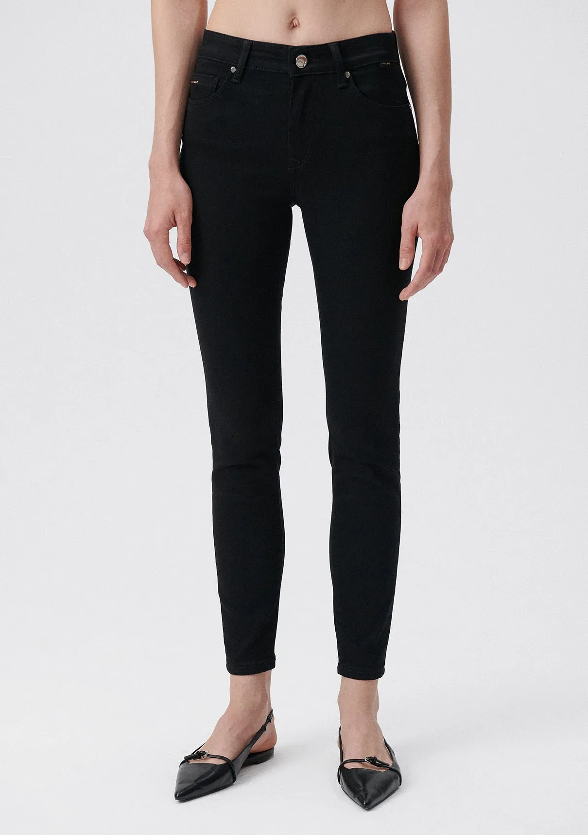 Tess Black Gold Luxury Jean Pants