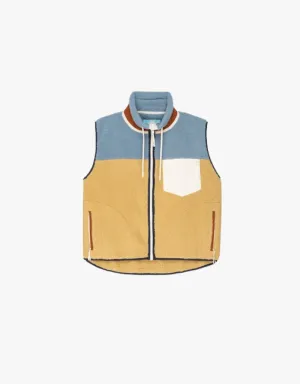 The Great The Plush Colorblock Terrain Vest in Creek Colorblock