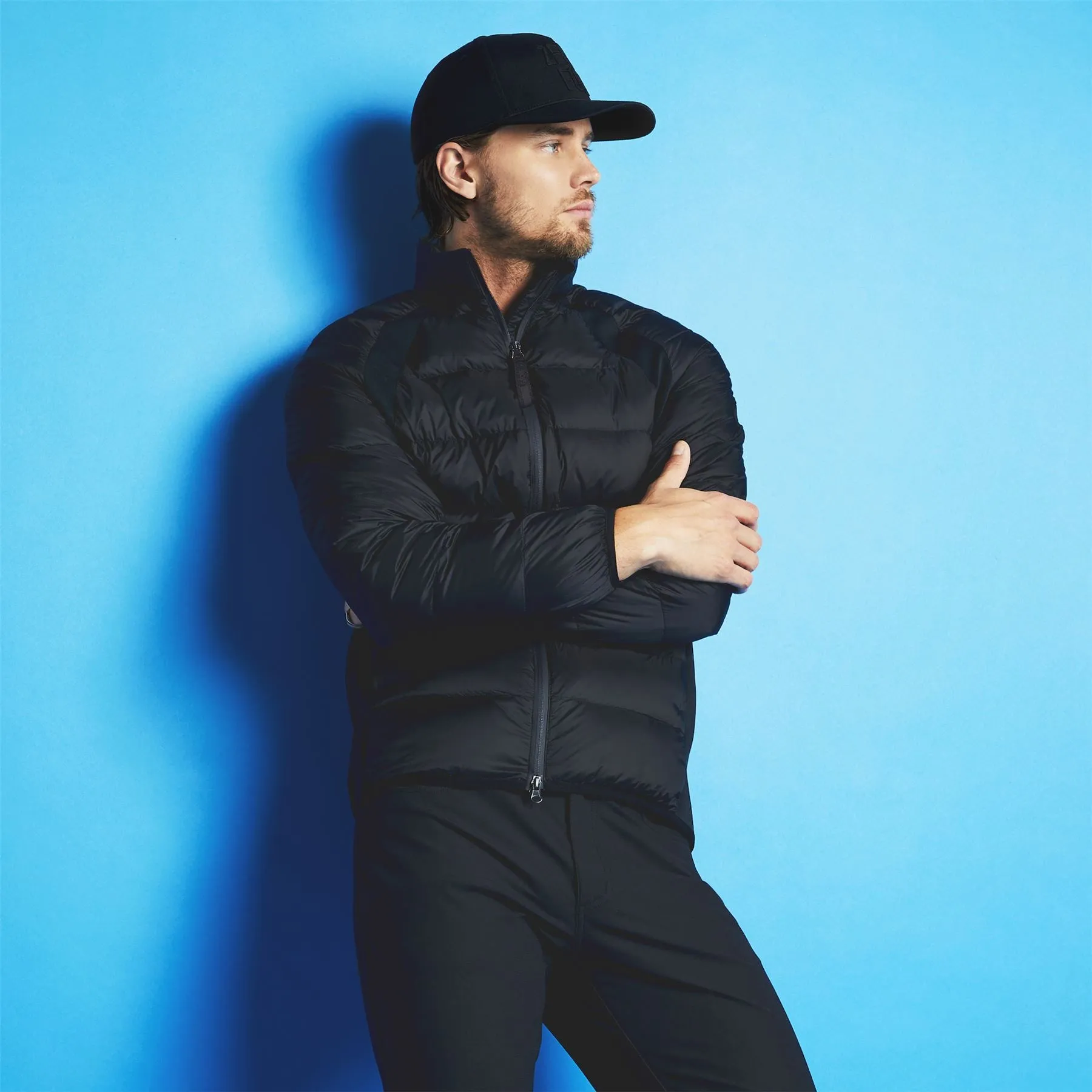 The Links Lightweight Down Puffer Jacket Onyx