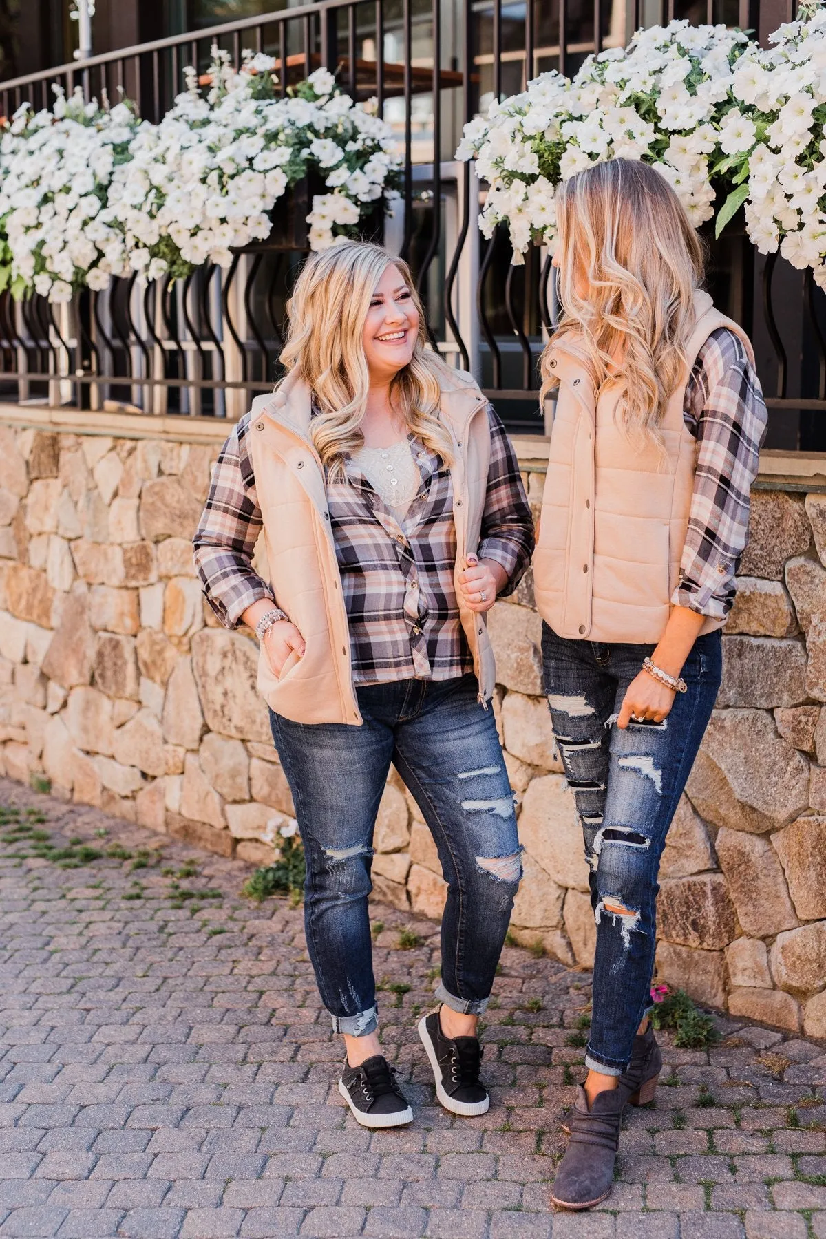 The Perfect Puffer Vest- Khaki