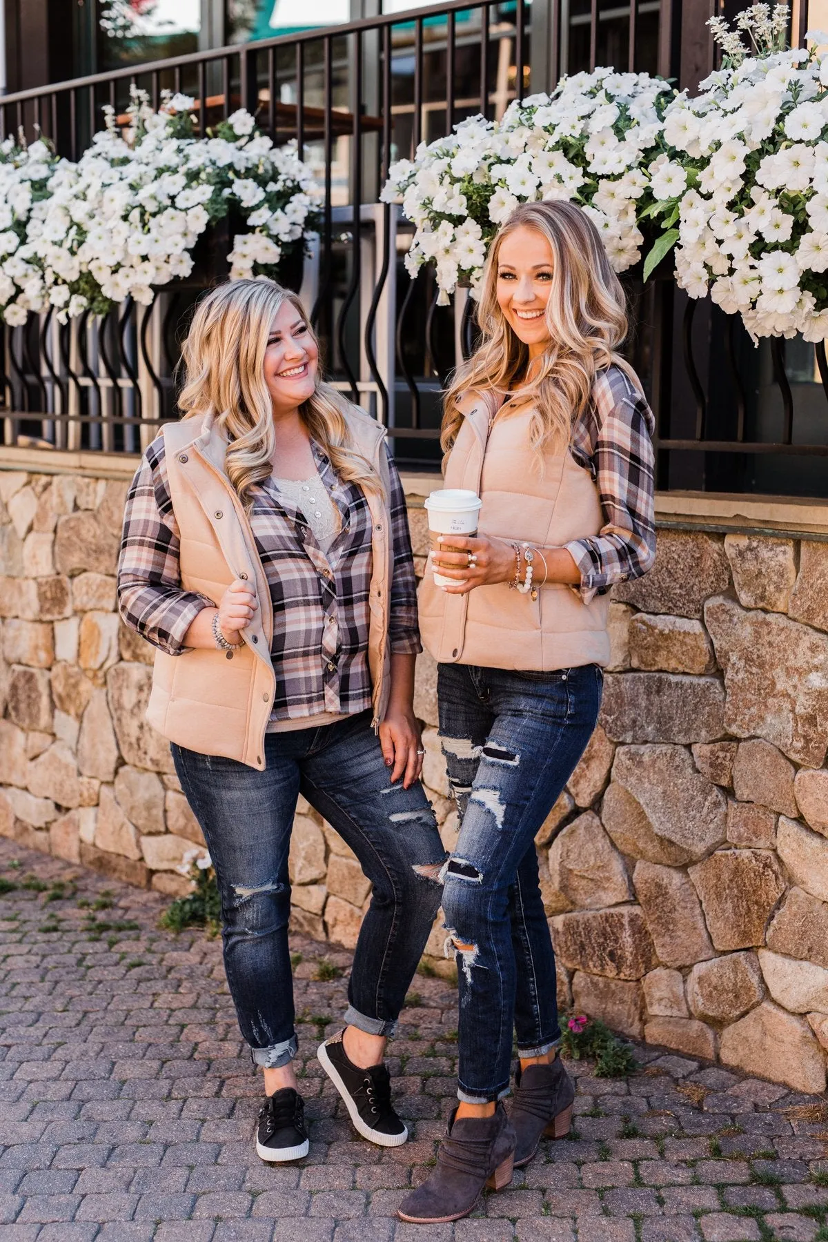 The Perfect Puffer Vest- Khaki