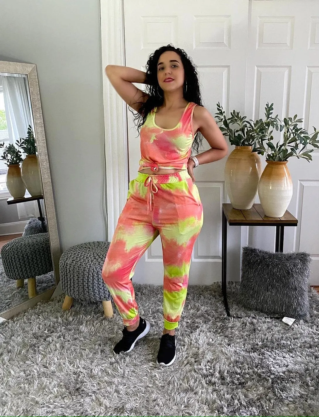 Tie Dye Matching Loungewear Sets