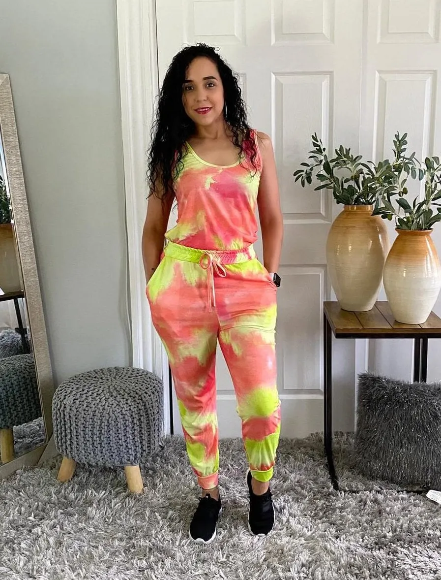 Tie Dye Matching Loungewear Sets