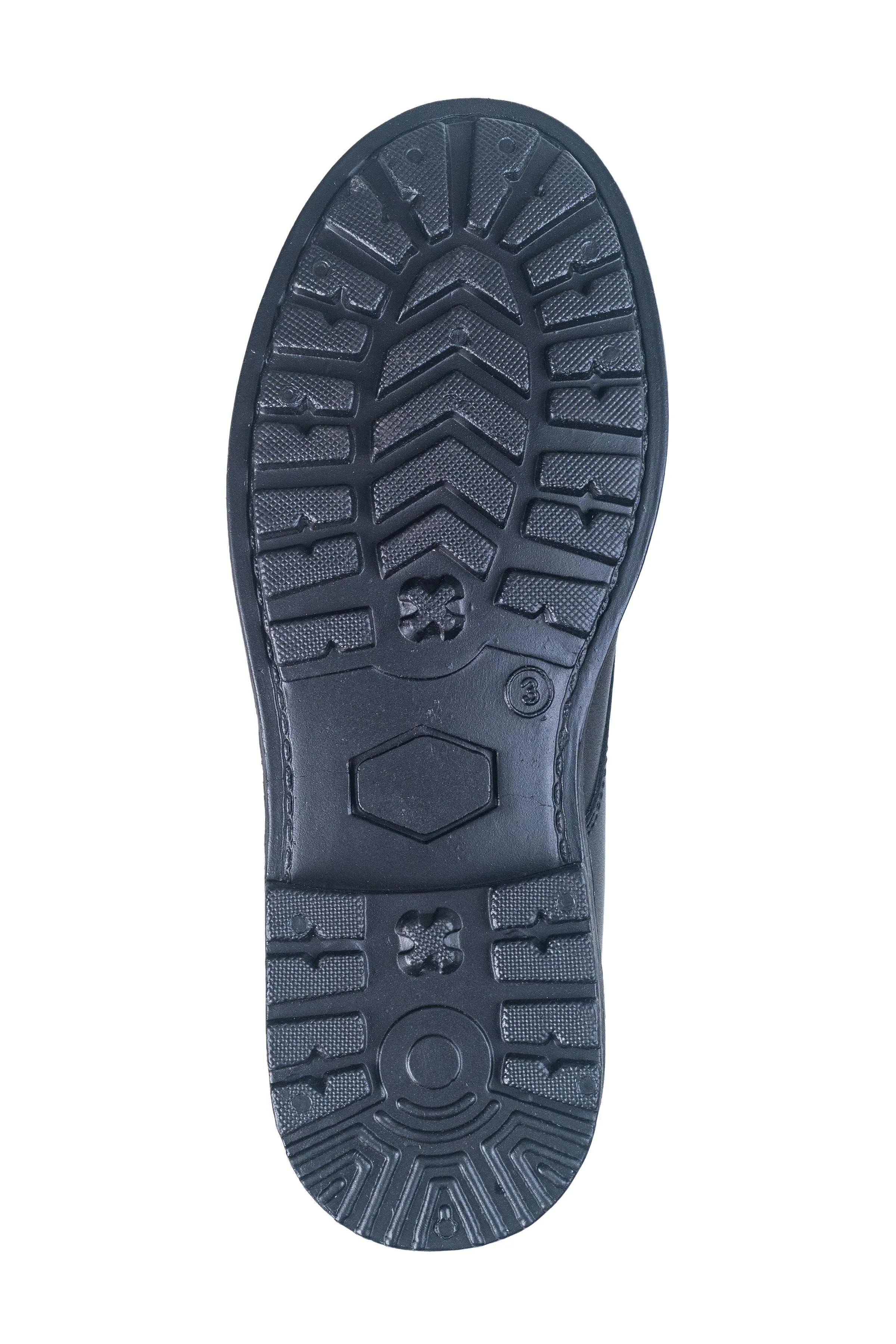 Titas Black Leather School Shoe for Boys (9-13 years Boys)