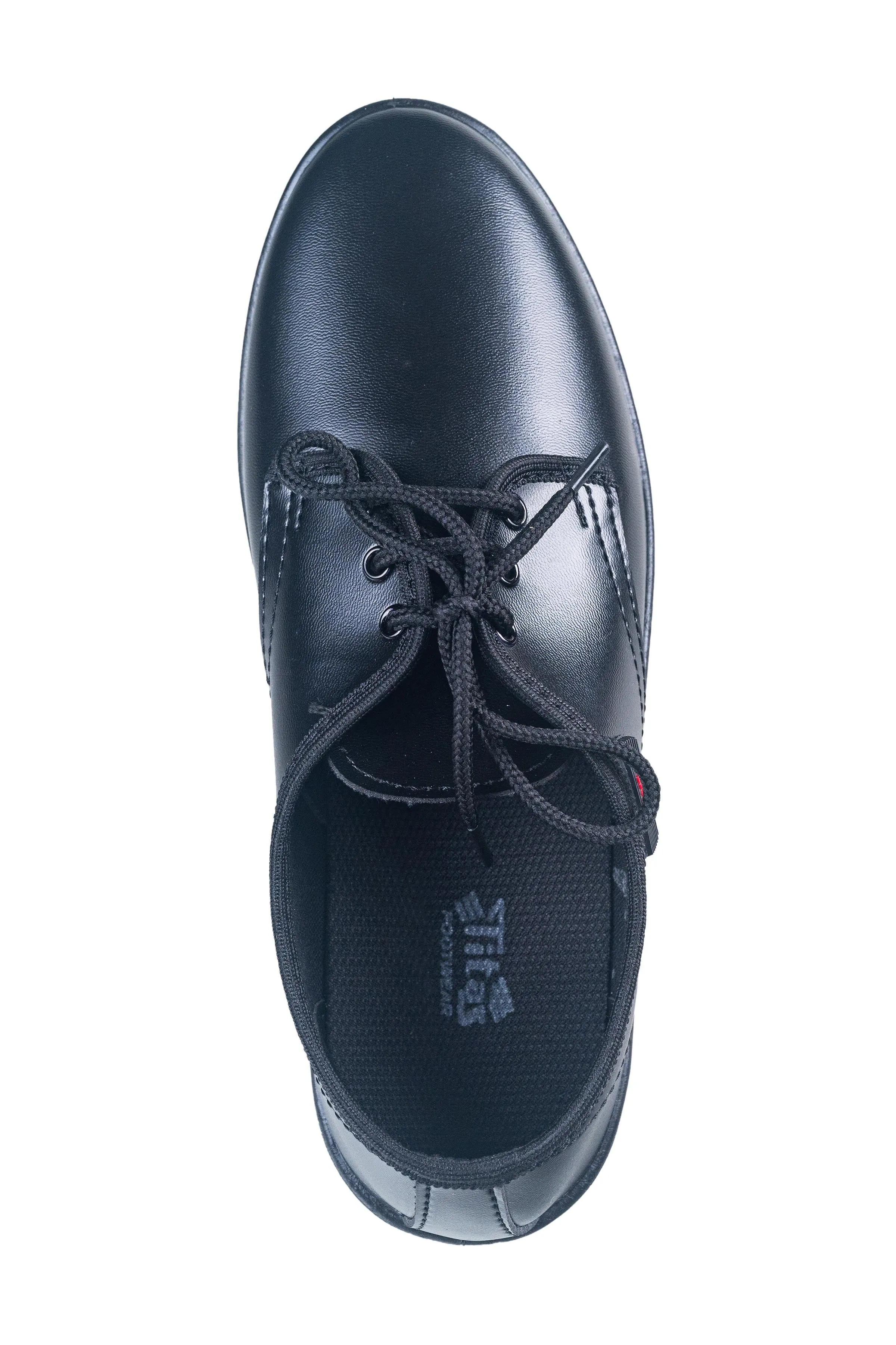 Titas Boys Black School Shoe (4 Years-9 Years Kids)