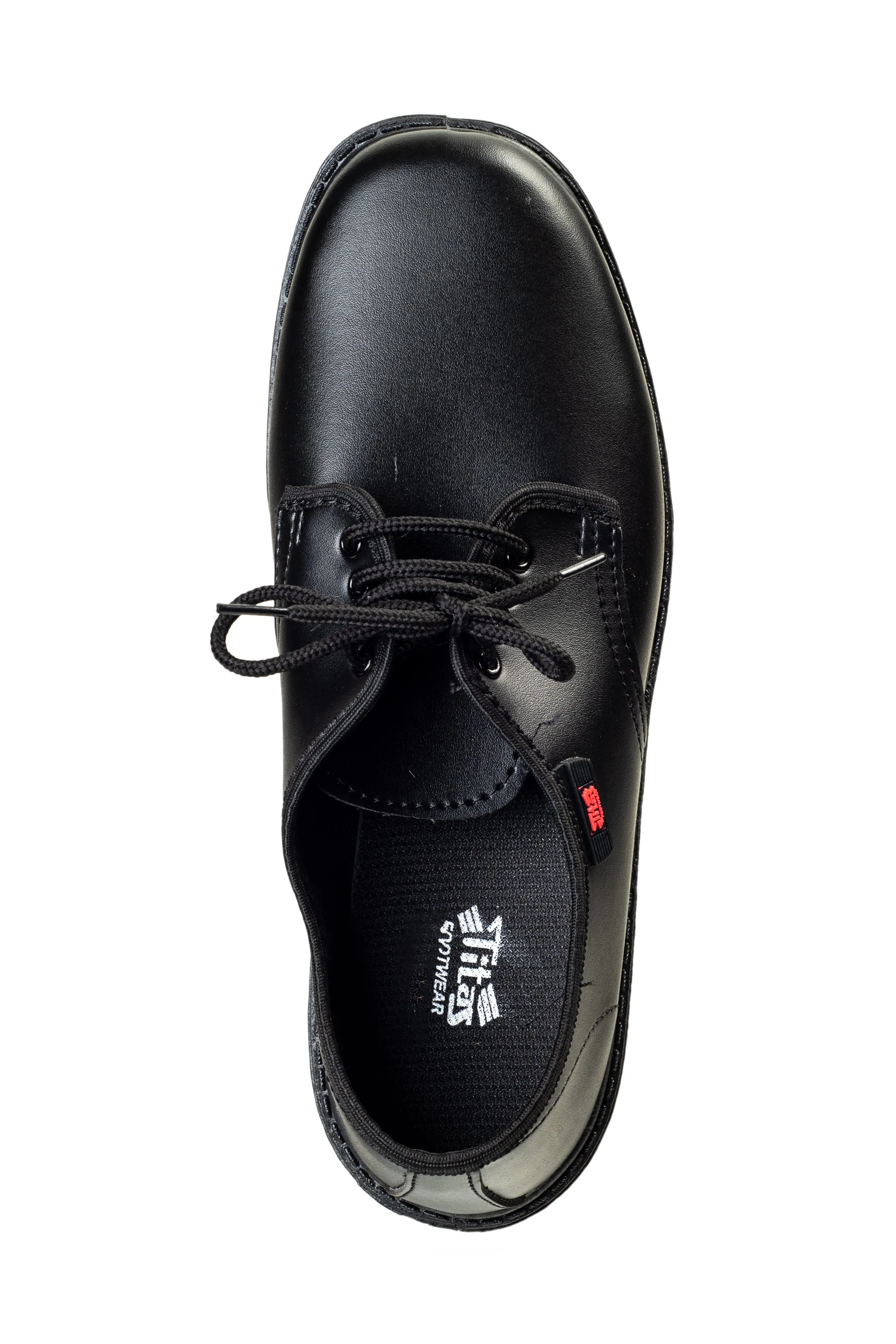 Titas Boys Black School Shoe (7 to 12 Years Boys) (Skool Star)