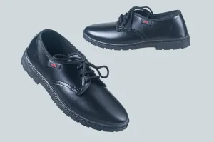 Titas Boys Black School Shoe (9 Years & above Boys)(Skool Boy)