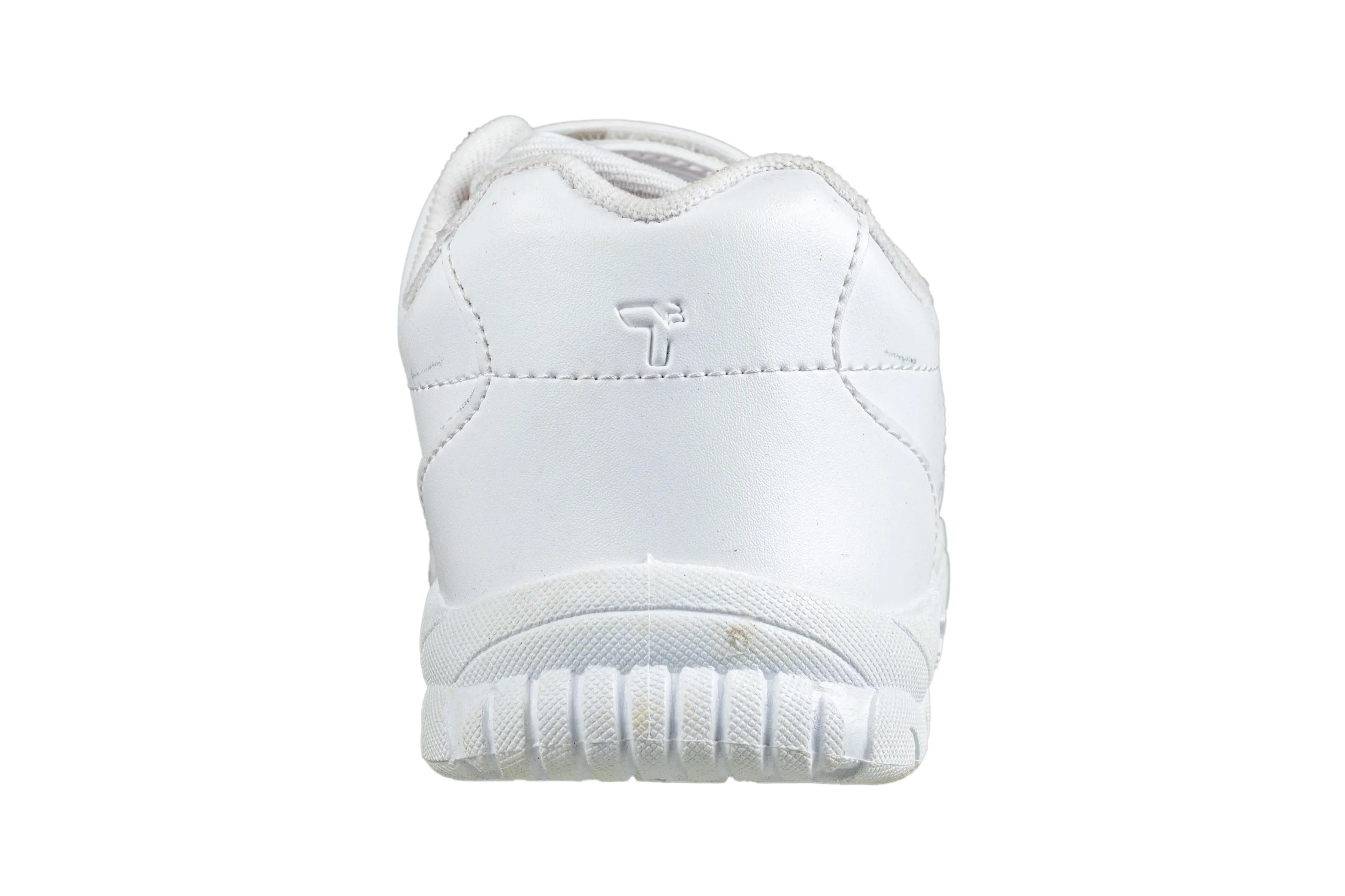 Titas Boys Velcro White School Shoe (8 Years and above)