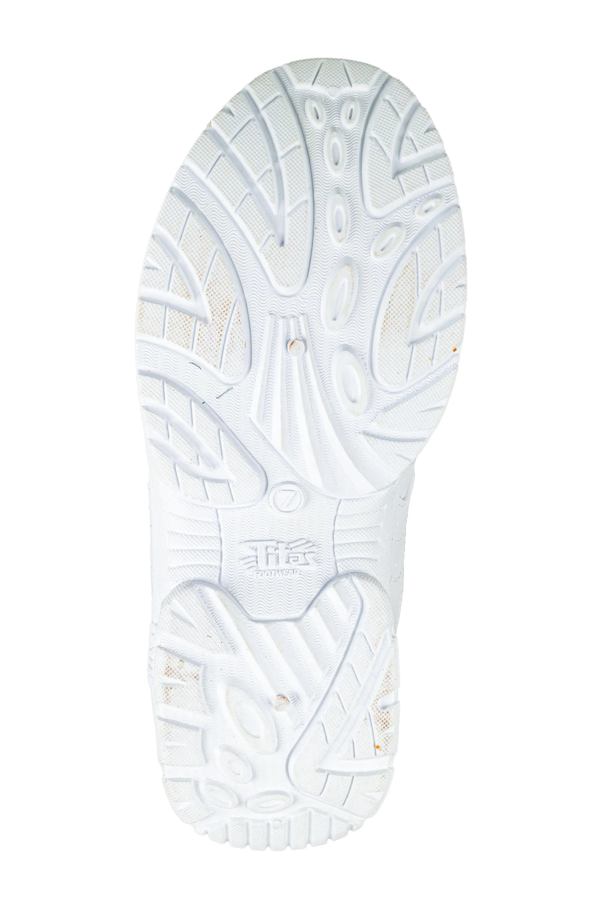 Titas Boys Velcro White School Shoe (8 Years and above)