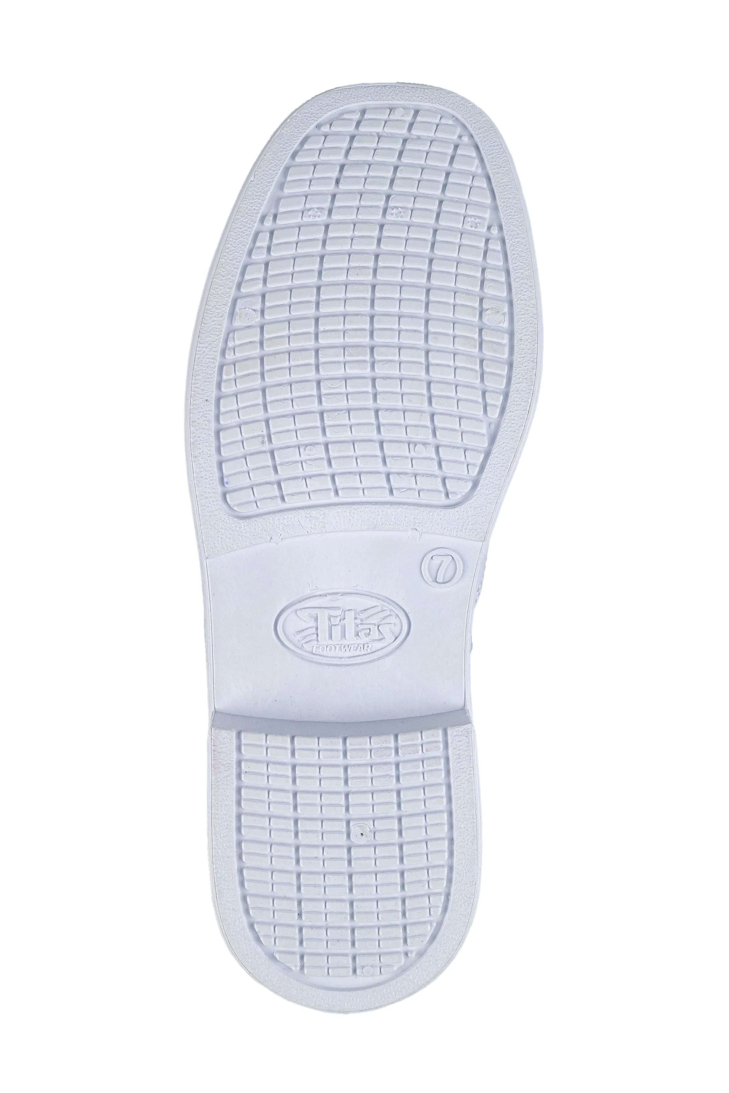 Titas Boys White School Shoe (4 Years-9 Years Kids)