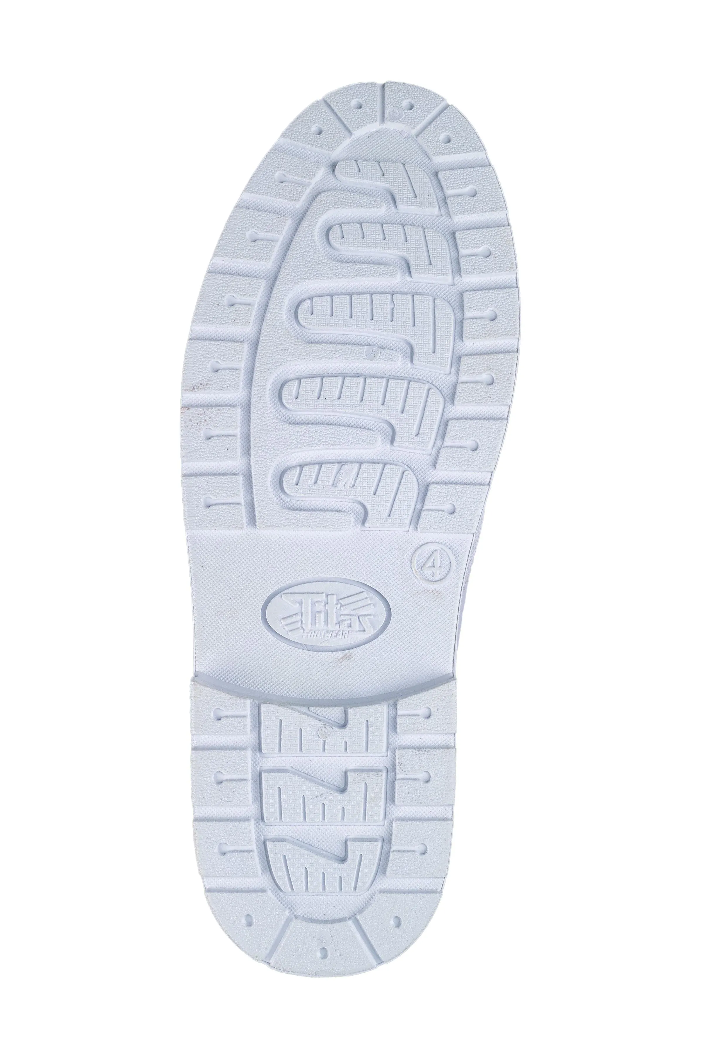 Titas Boys White School Shoe (4 Years-9 Years Kids)(Skool Boy)