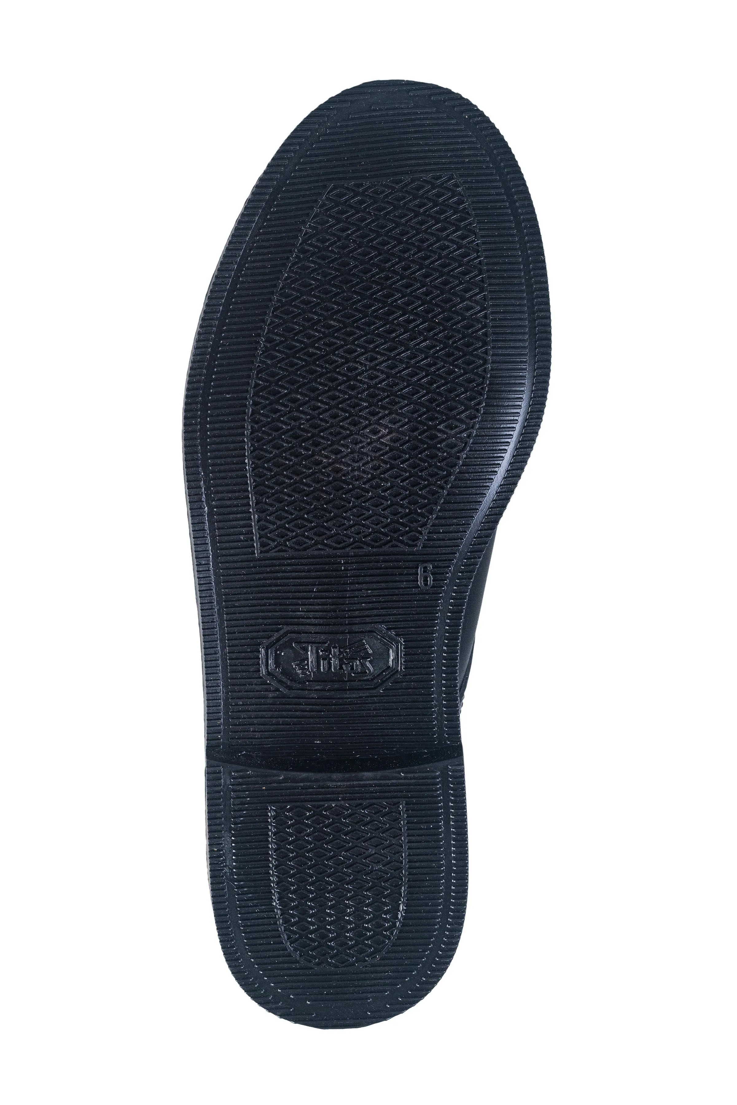 Titas Gents Black Leather Shoe