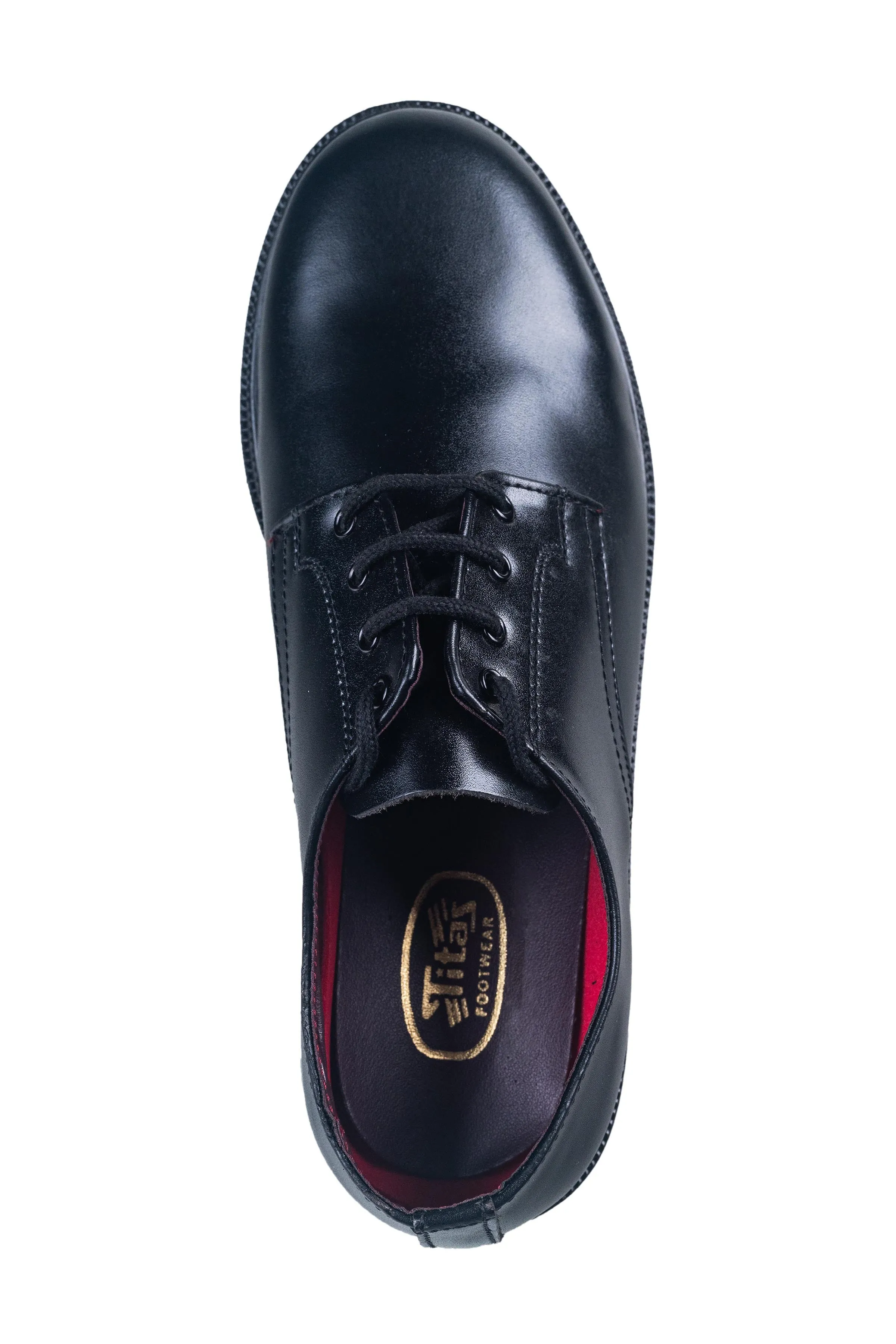 Titas Gents Black Leather Shoe