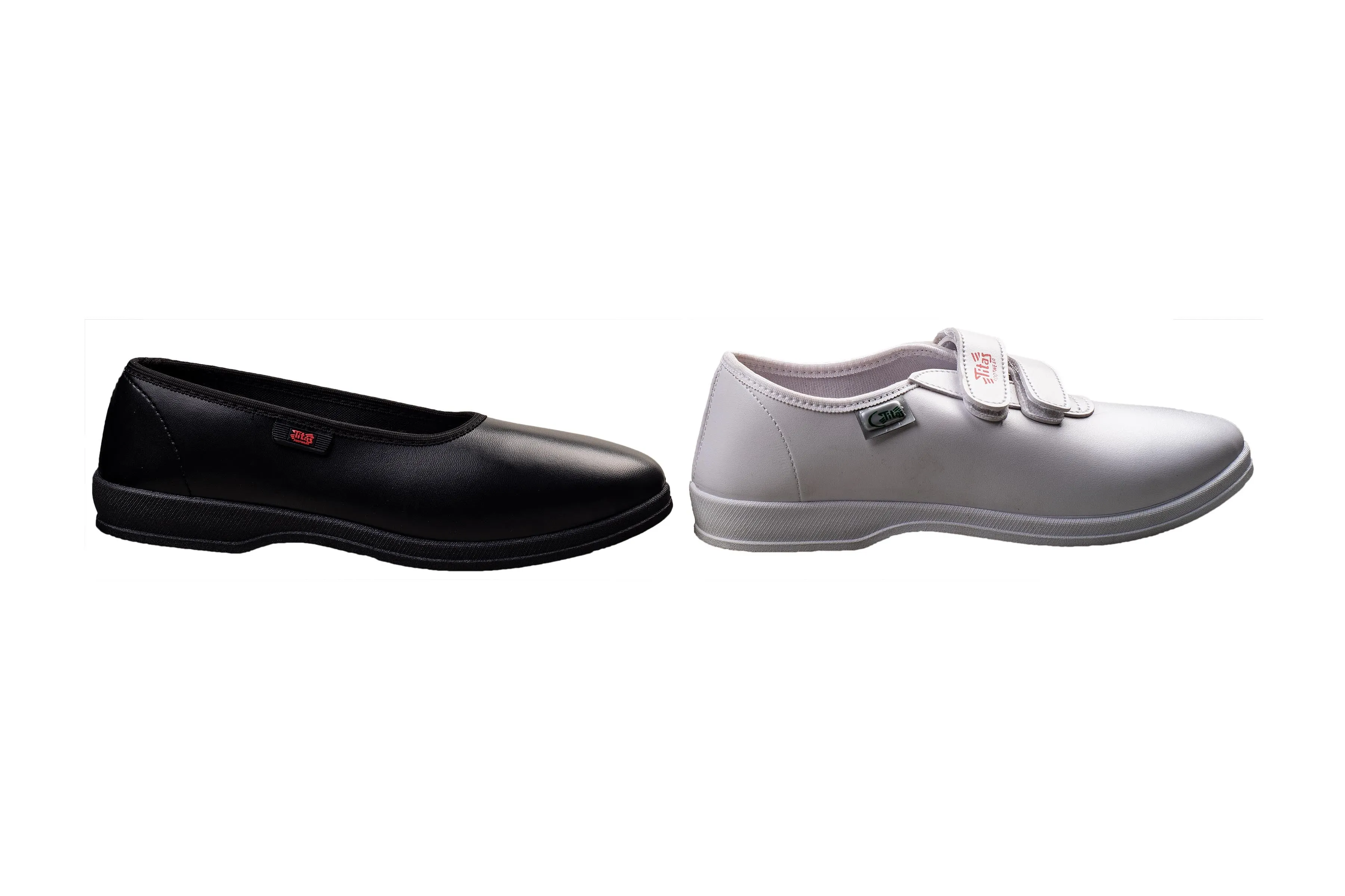 Titas Girls Black & White School Shoe Combo