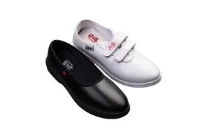 Titas Girls Black & White School Shoe Combo