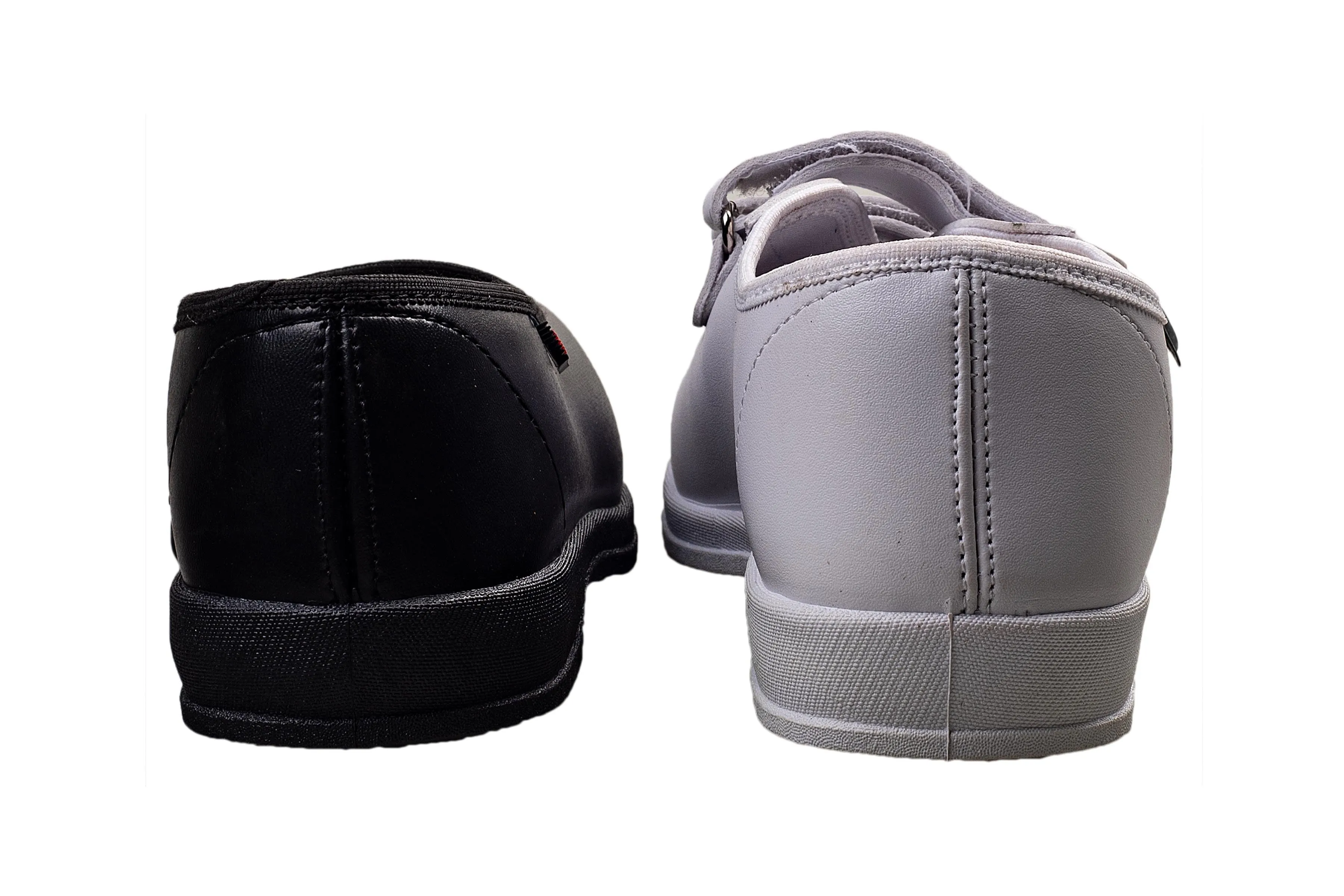 Titas Girls Black & White School Shoe Combo