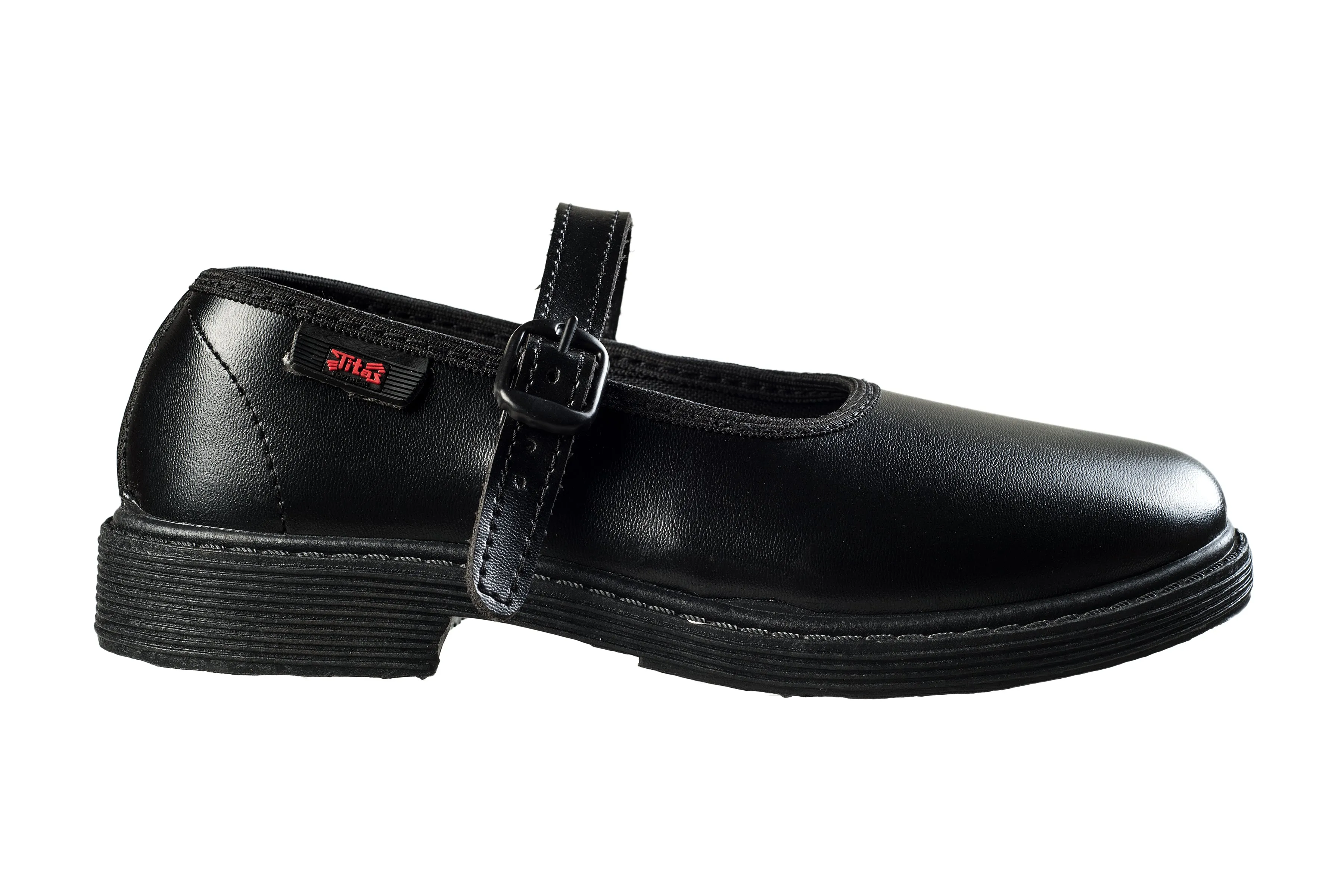 Titas Girls Black School Shoe (13 Years & above Girls)