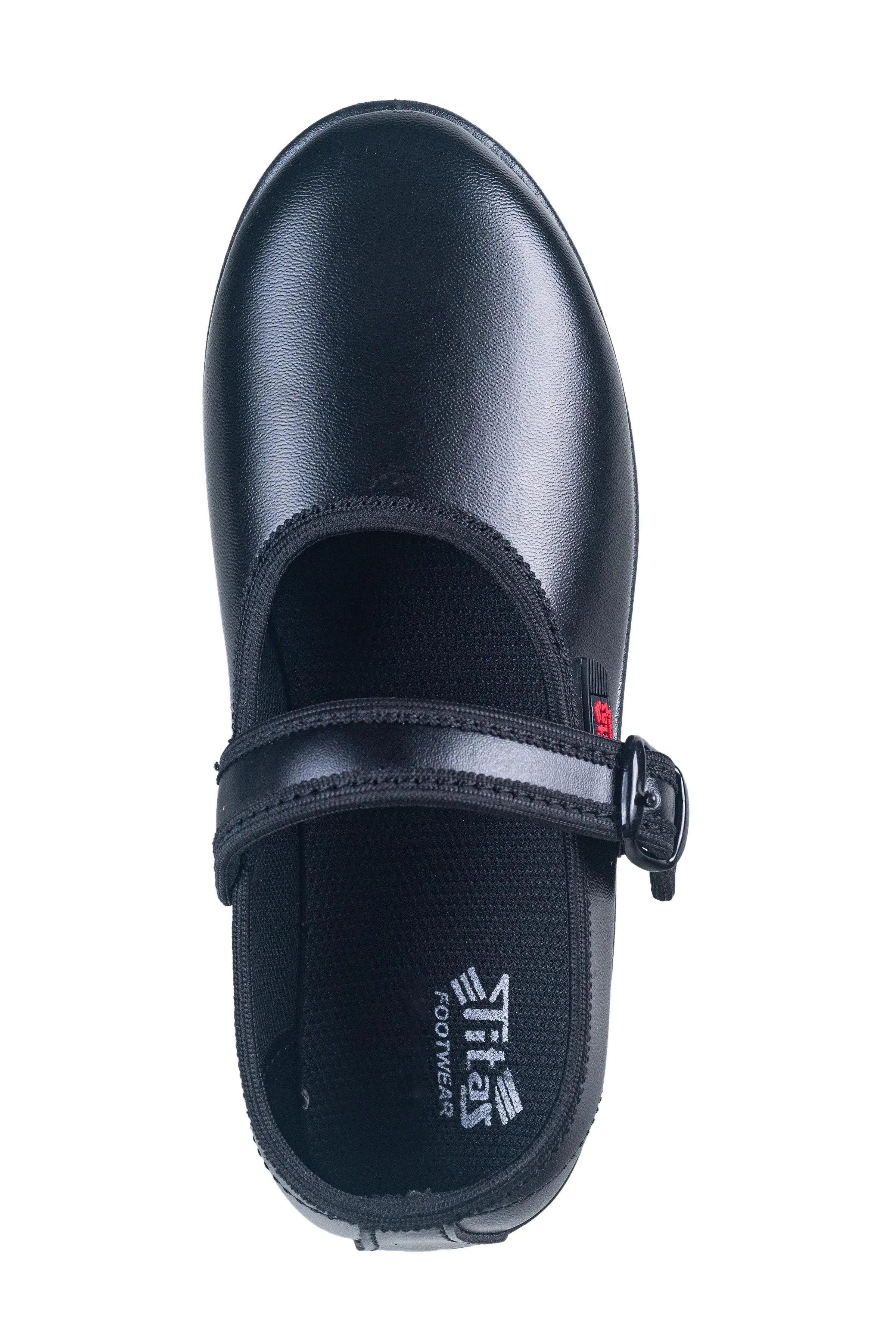 Titas Girls Black School Shoe (9 Years & above Girls)(Skool Girl Spl)