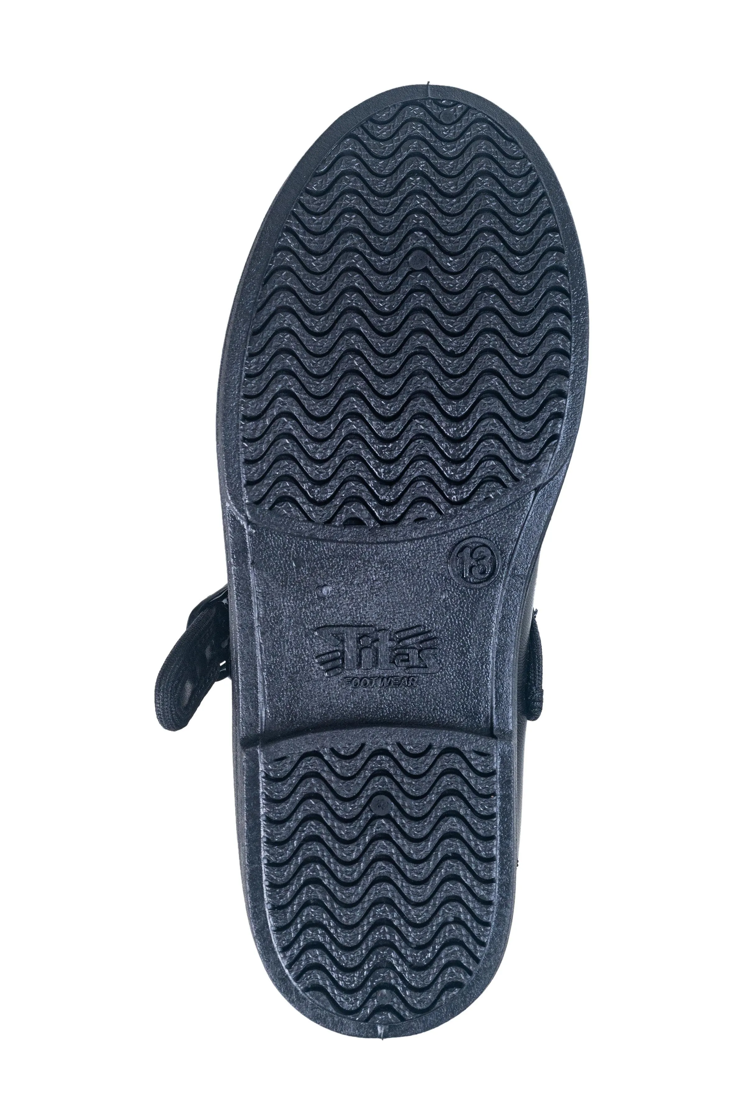 Titas Girls Black School Shoe (9 Years & above Girls)(Skool Girl Spl)