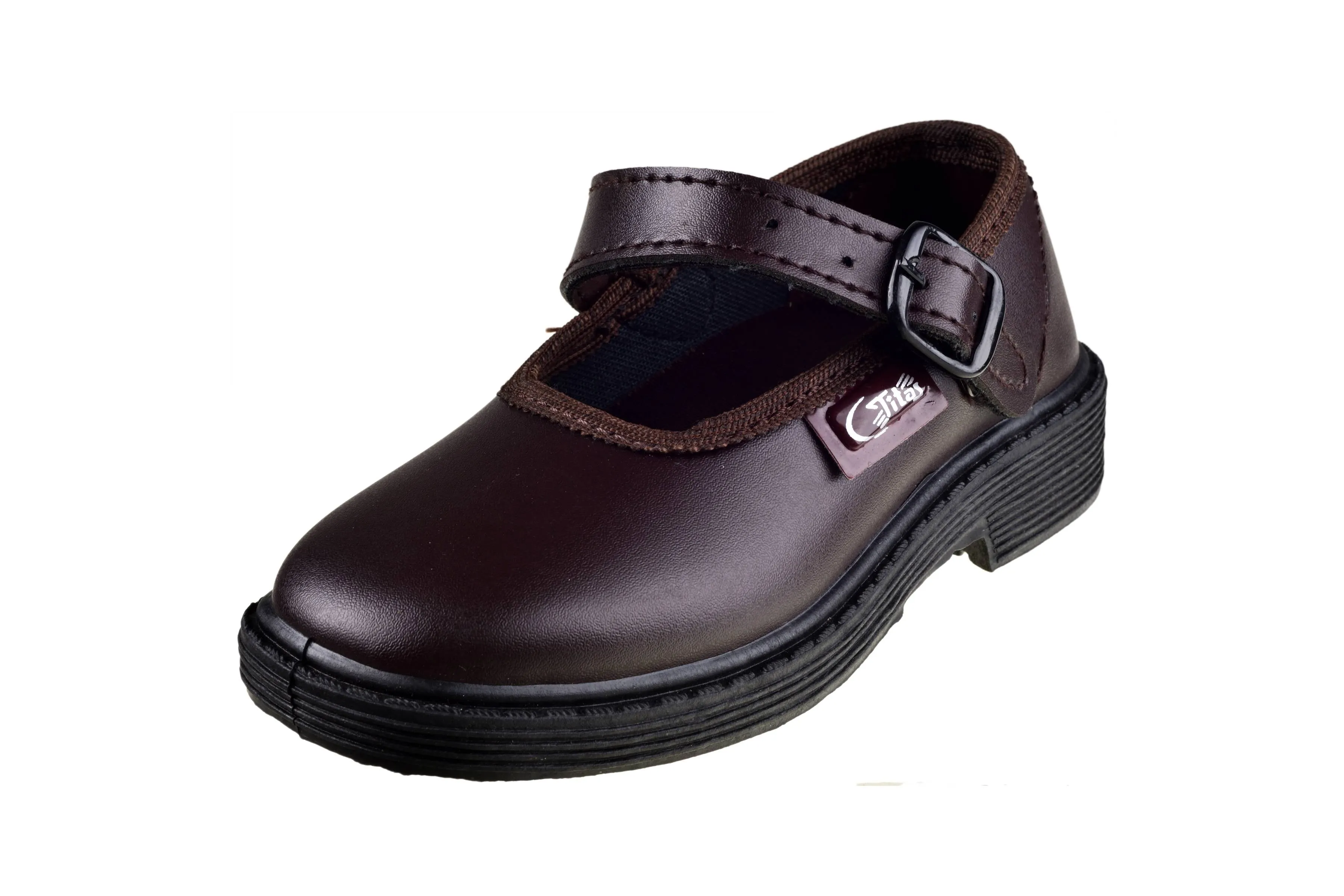 Titas Girls Brown School Shoe (3 to 9 Years Girl)