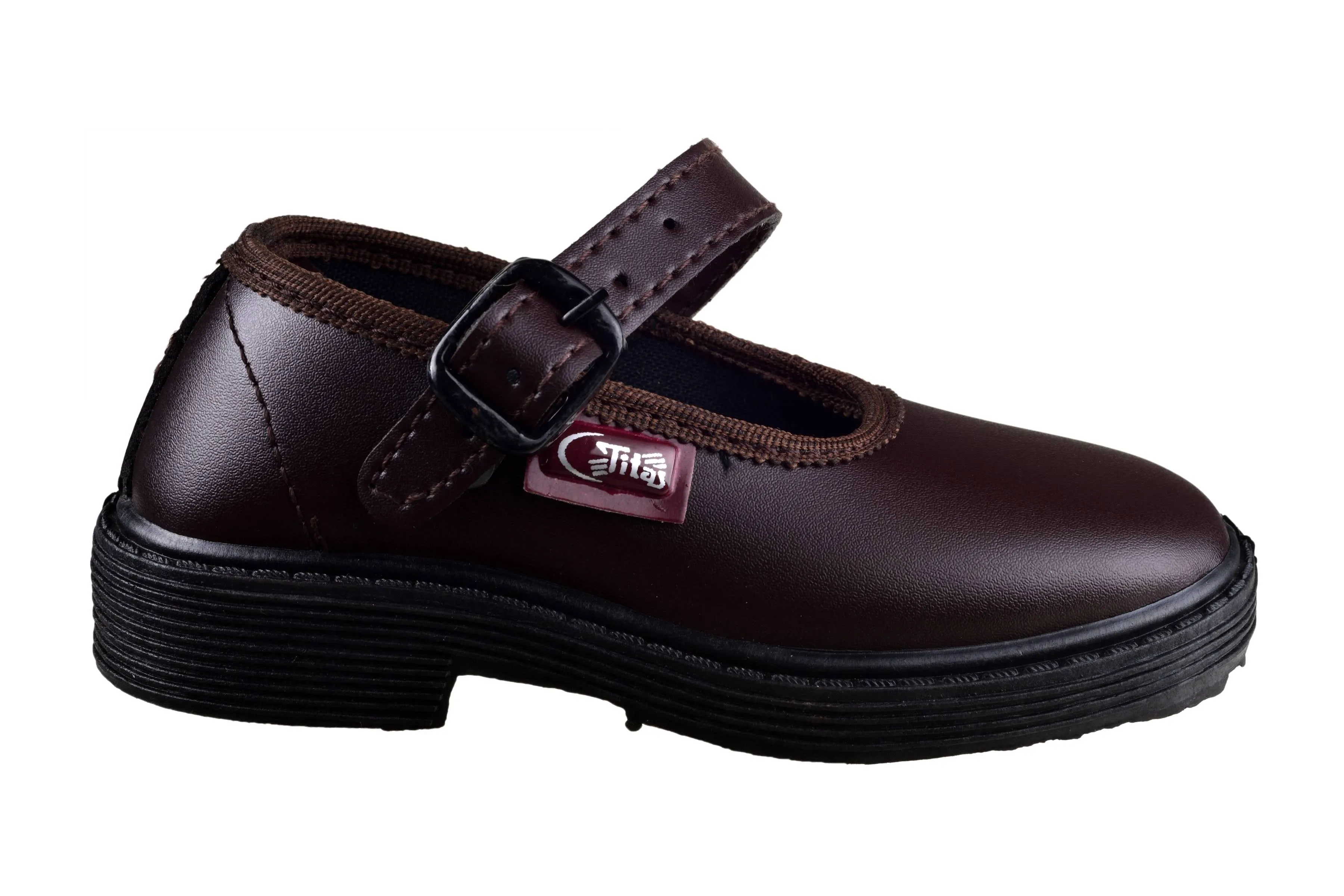 Titas Girls Brown School Shoe (3 to 9 Years Girl)