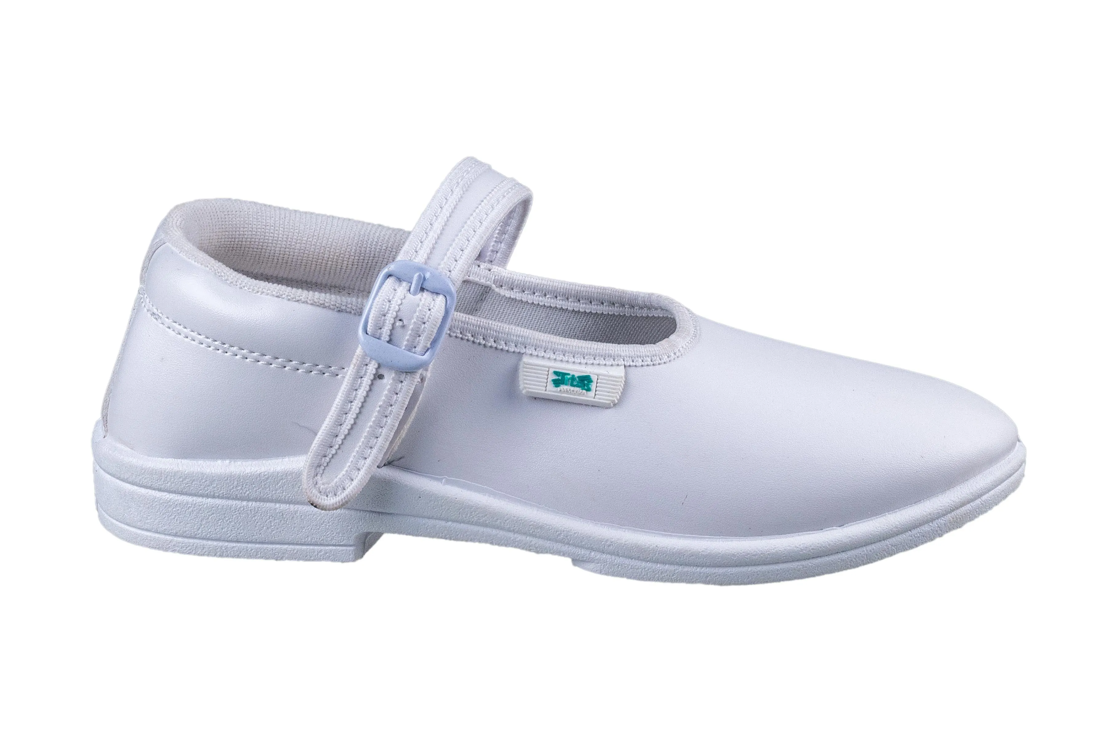 Titas Girls White School Shoe (7 Years-13 Years)